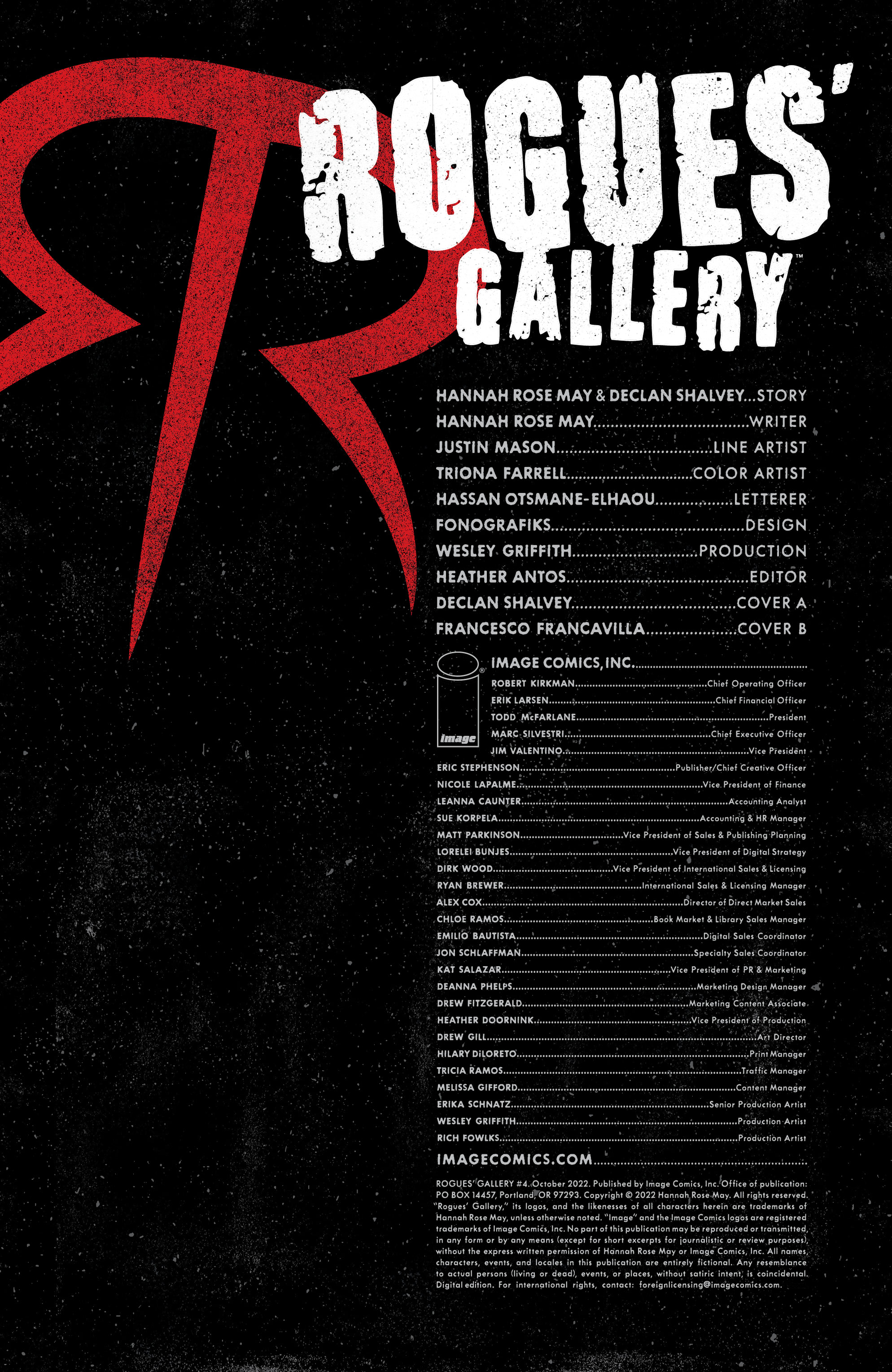 Read online Rogues' Gallery (2022) comic -  Issue #4 - 2
