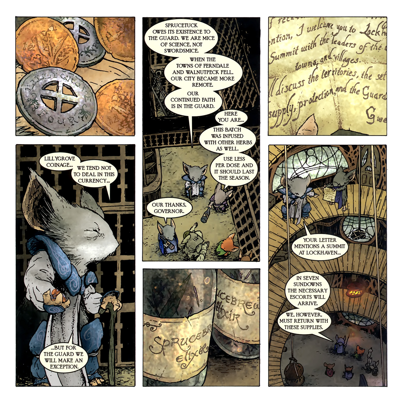 Read online Mouse Guard: Winter 1152 comic -  Issue #1 - 10