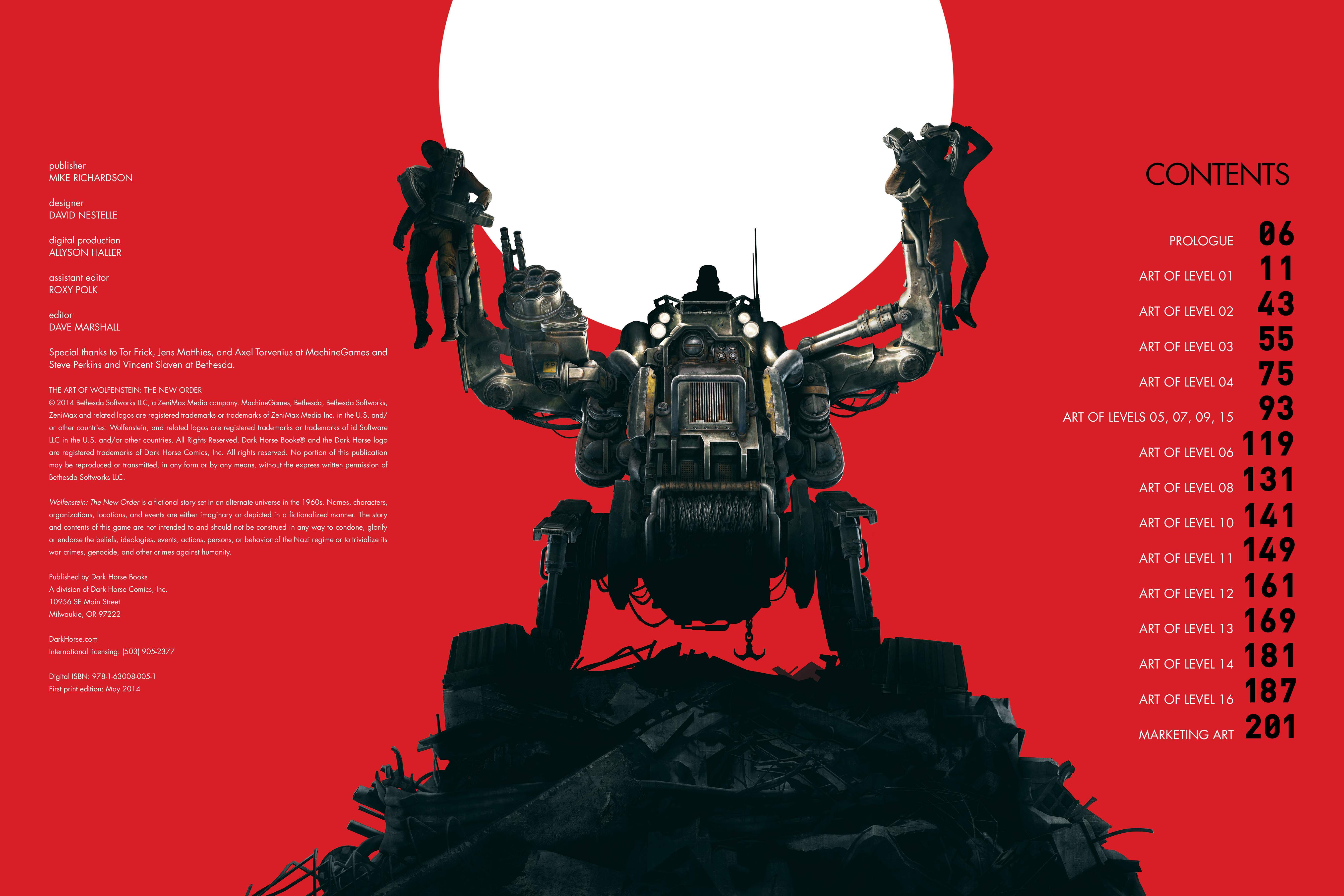 Read online The Art of Wolfenstein: The New Order comic -  Issue # TPB (Part 1) - 5