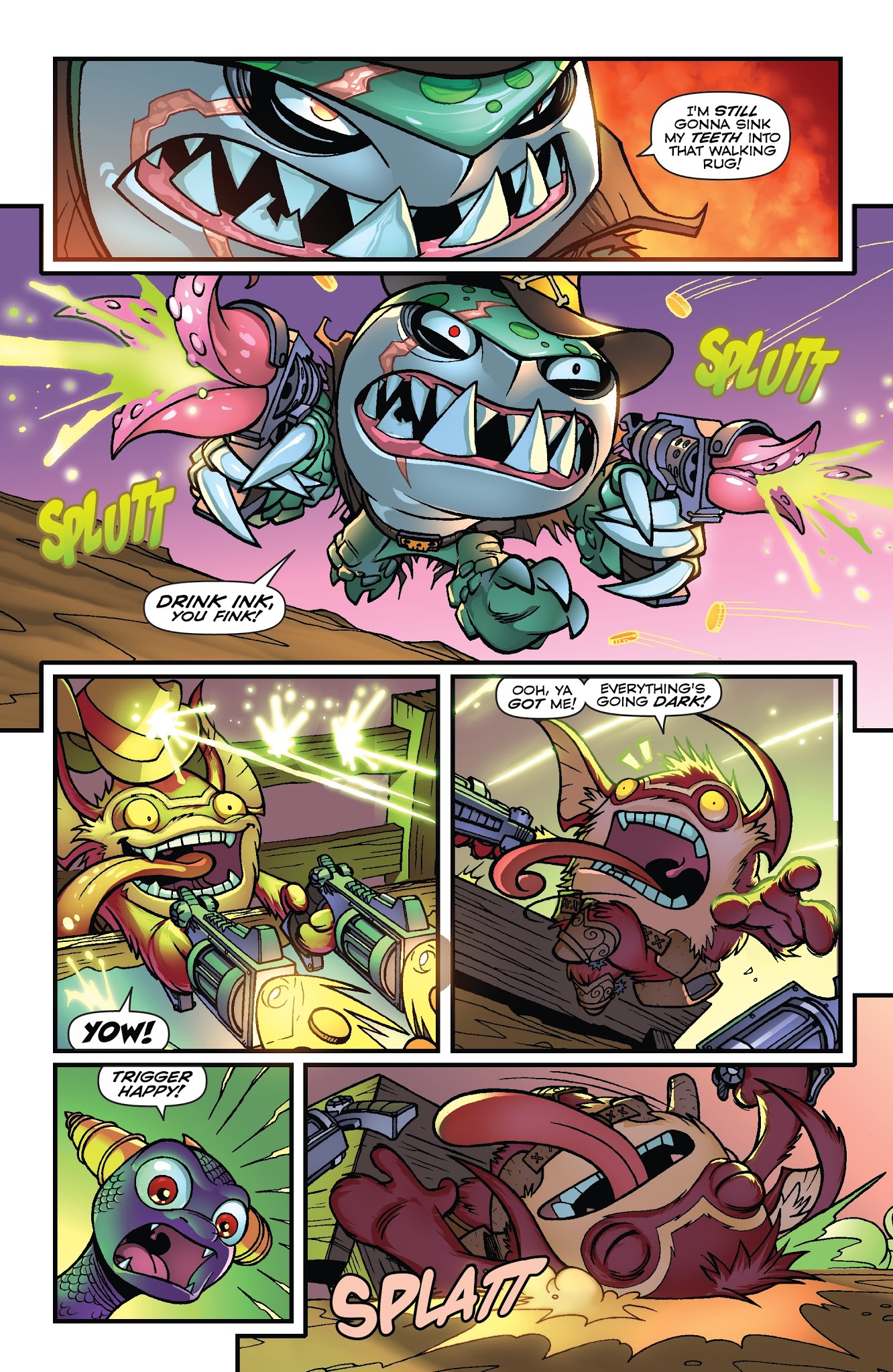 Read online Skylanders Quarterly-Spyro & Friends: Goldslinger comic -  Issue # Full - 15