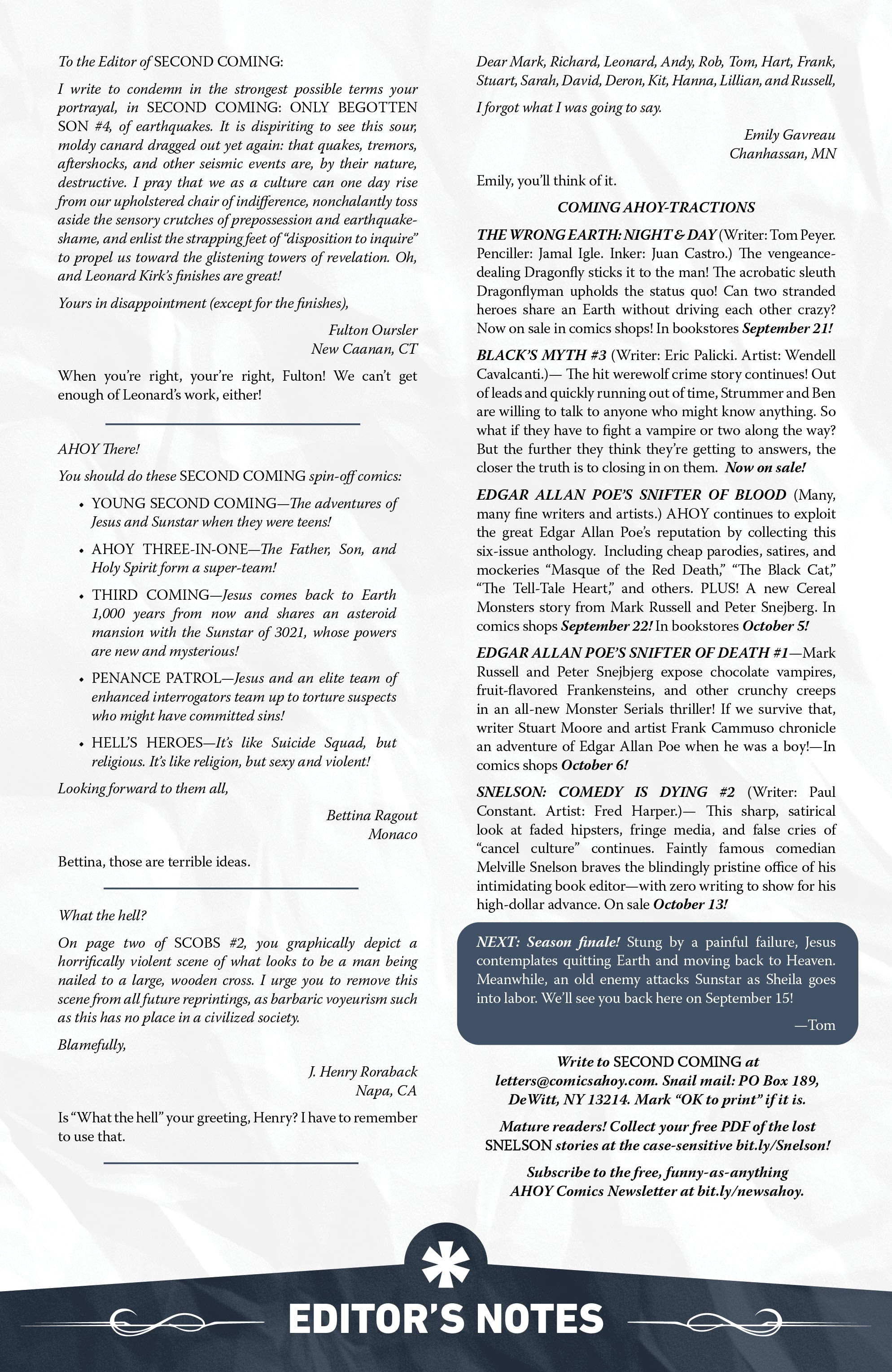 Read online Second Coming: Only Begotten Son comic -  Issue #5 - 25