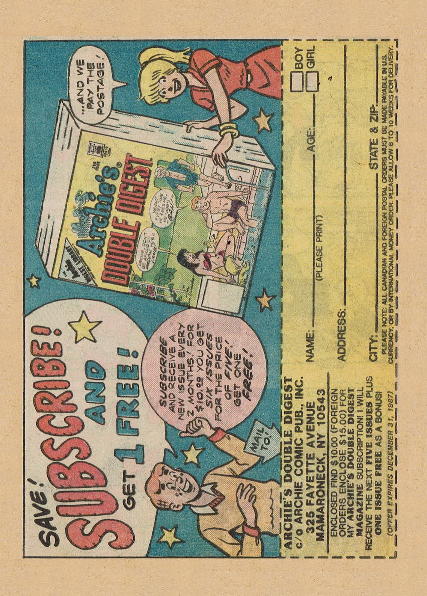 Read online Archie Annual Digest Magazine comic -  Issue #51 - 49