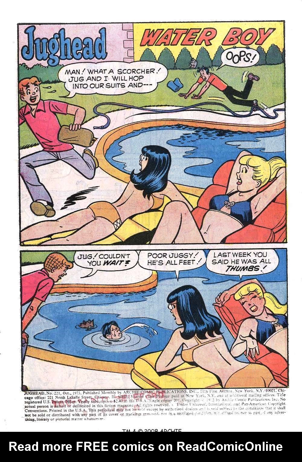 Read online Jughead (1965) comic -  Issue #221 - 3
