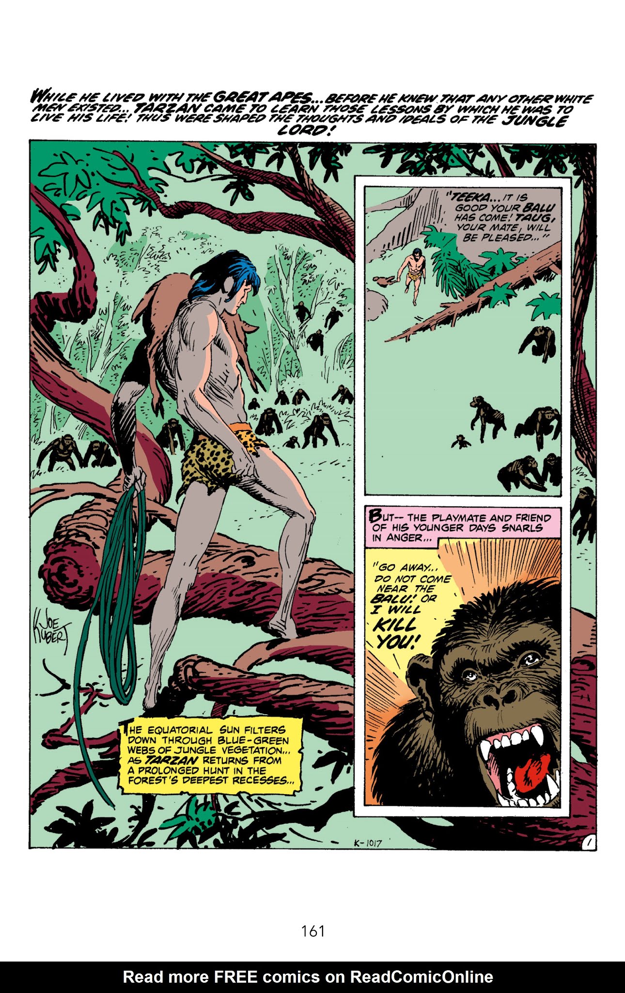Read online Edgar Rice Burroughs' Tarzan The Joe Kubert Years comic -  Issue # TPB 1 (Part 2) - 62