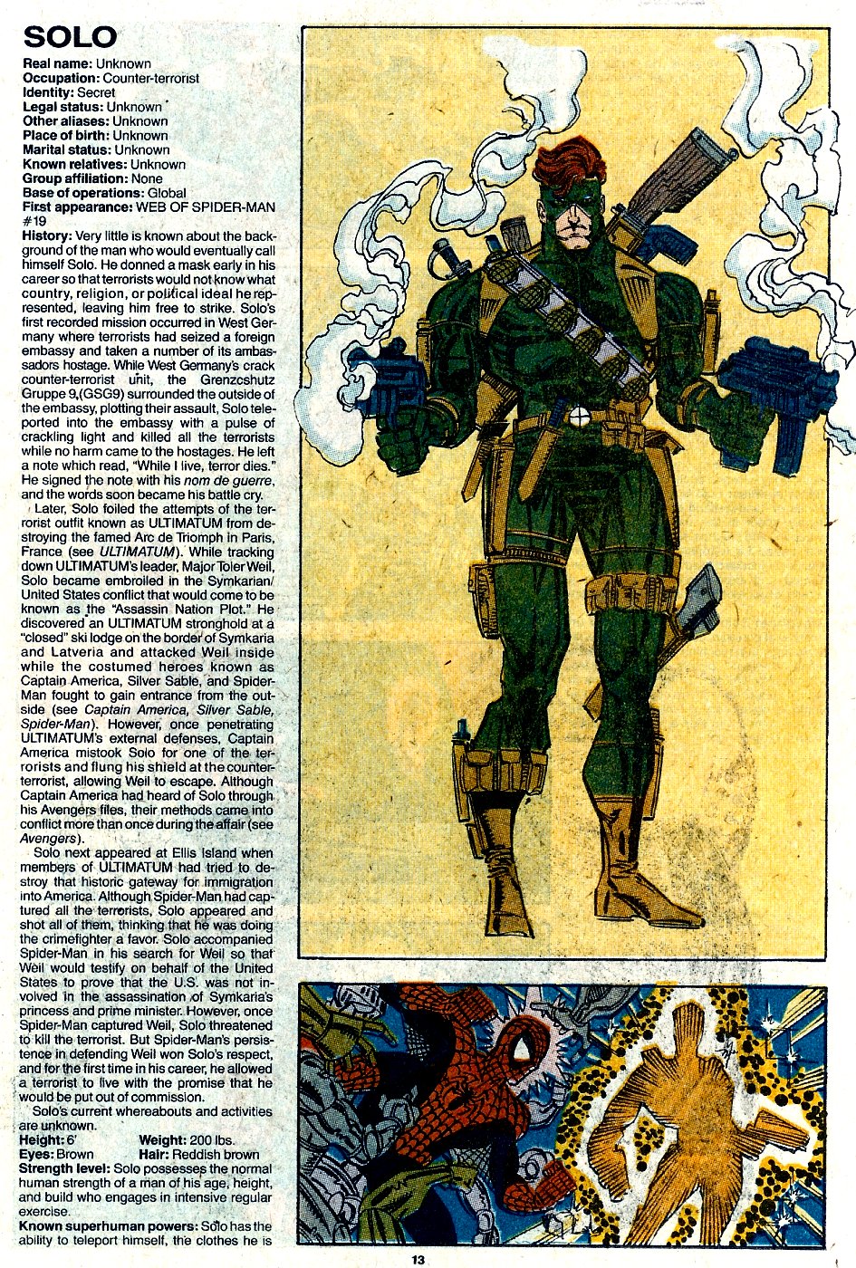 Read online The Official Handbook of the Marvel Universe: Update '89 comic -  Issue #7 - 15