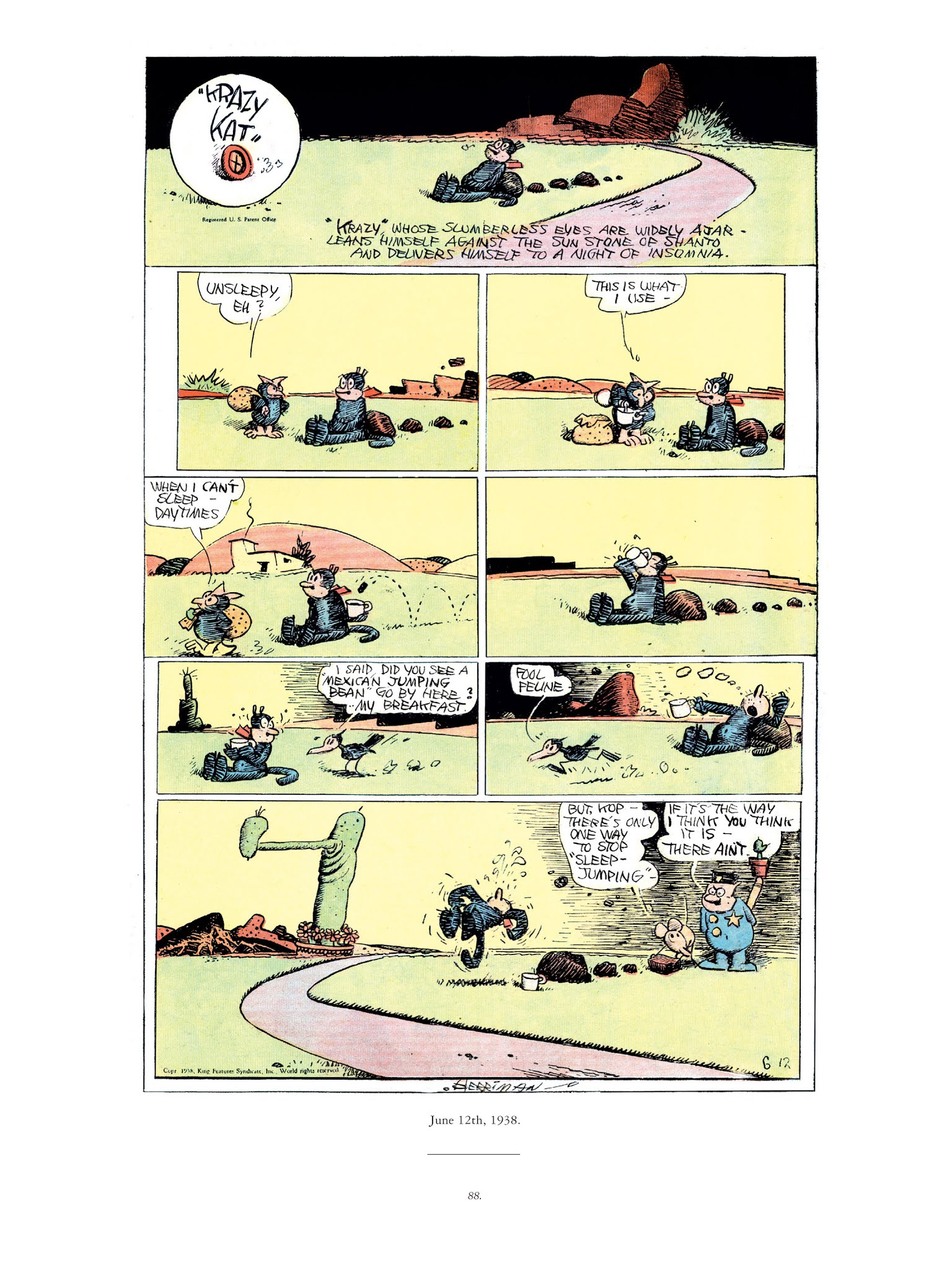 Read online Krazy & Ignatz comic -  Issue # TPB 10 - 86
