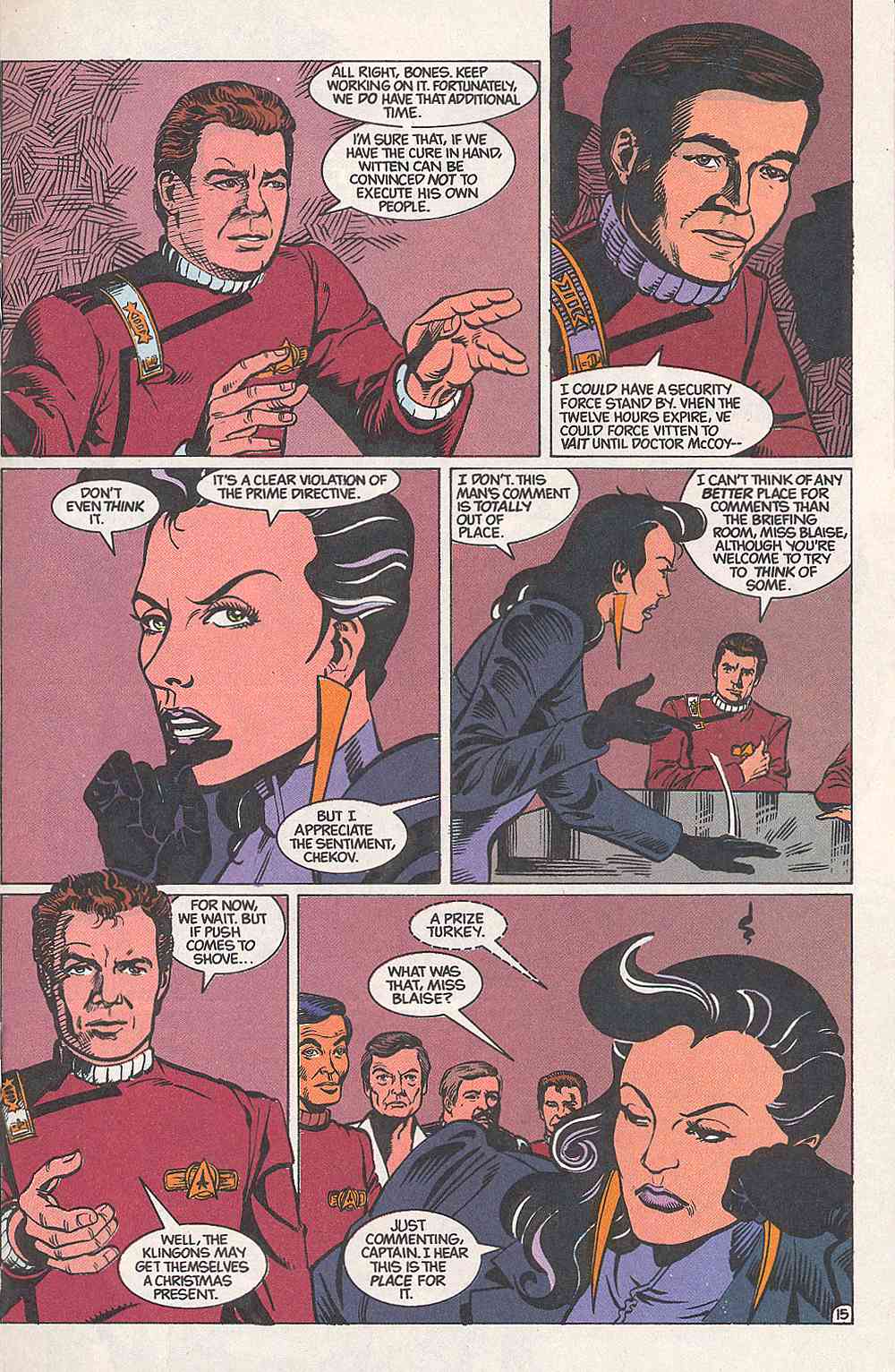 Read online Star Trek (1989) comic -  Issue #6 - 15