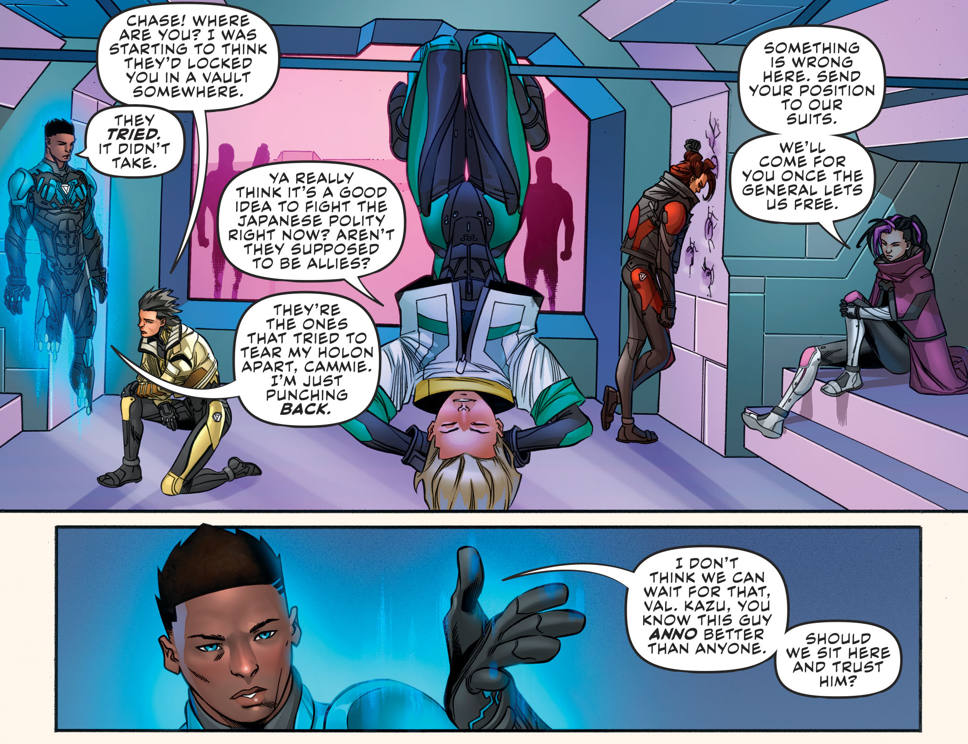 Read online gen:Lock comic -  Issue #4 - 4