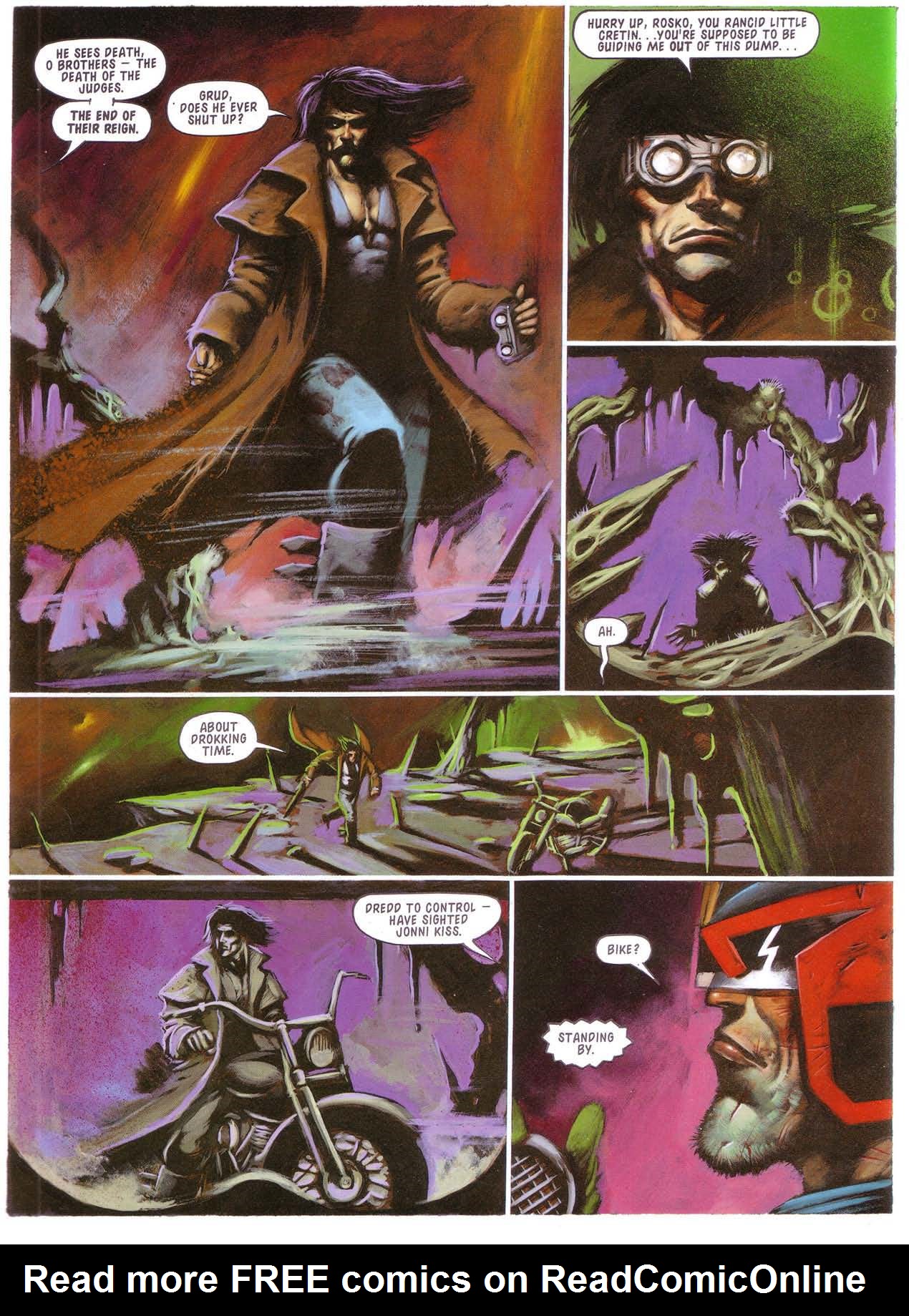 Read online Judge Dredd: Goodnight Kiss comic -  Issue # TPB - 76