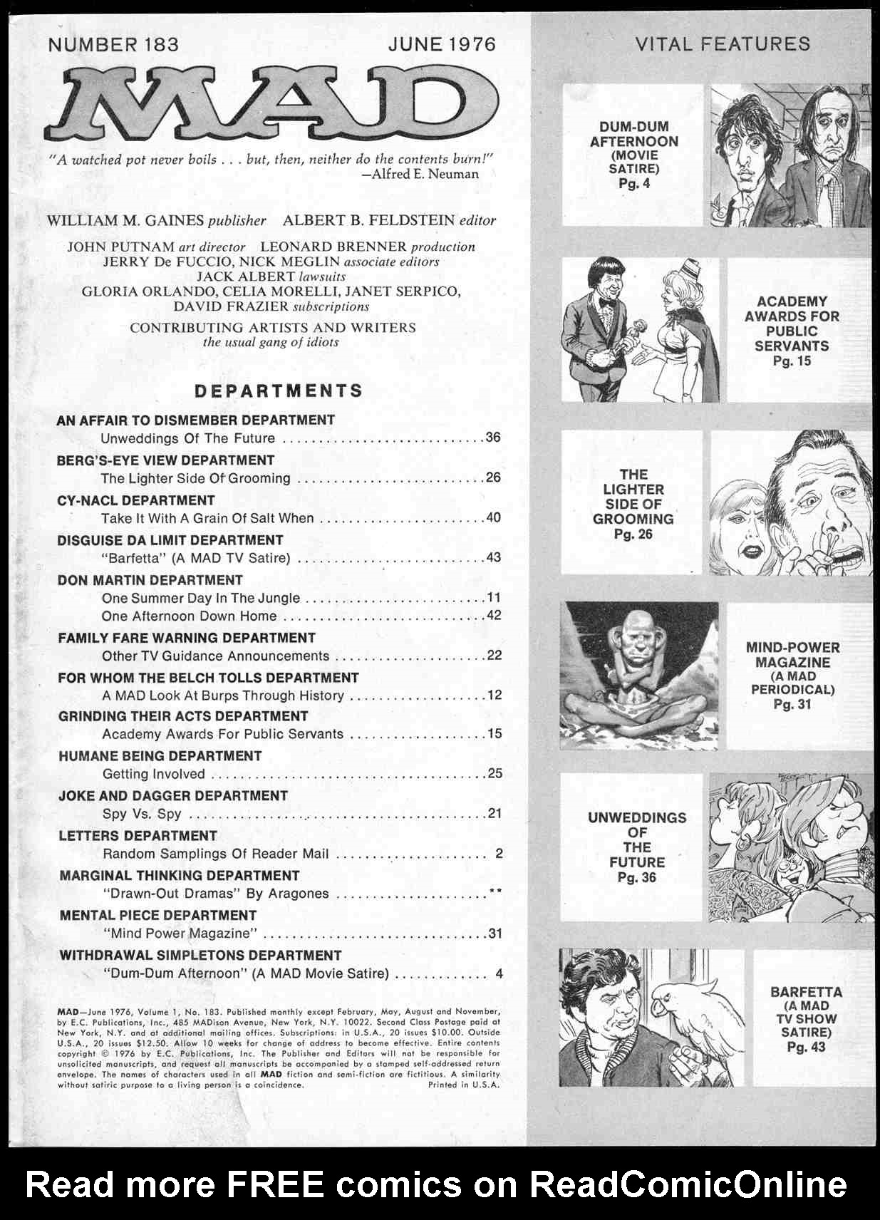 Read online MAD comic -  Issue #183 - 3