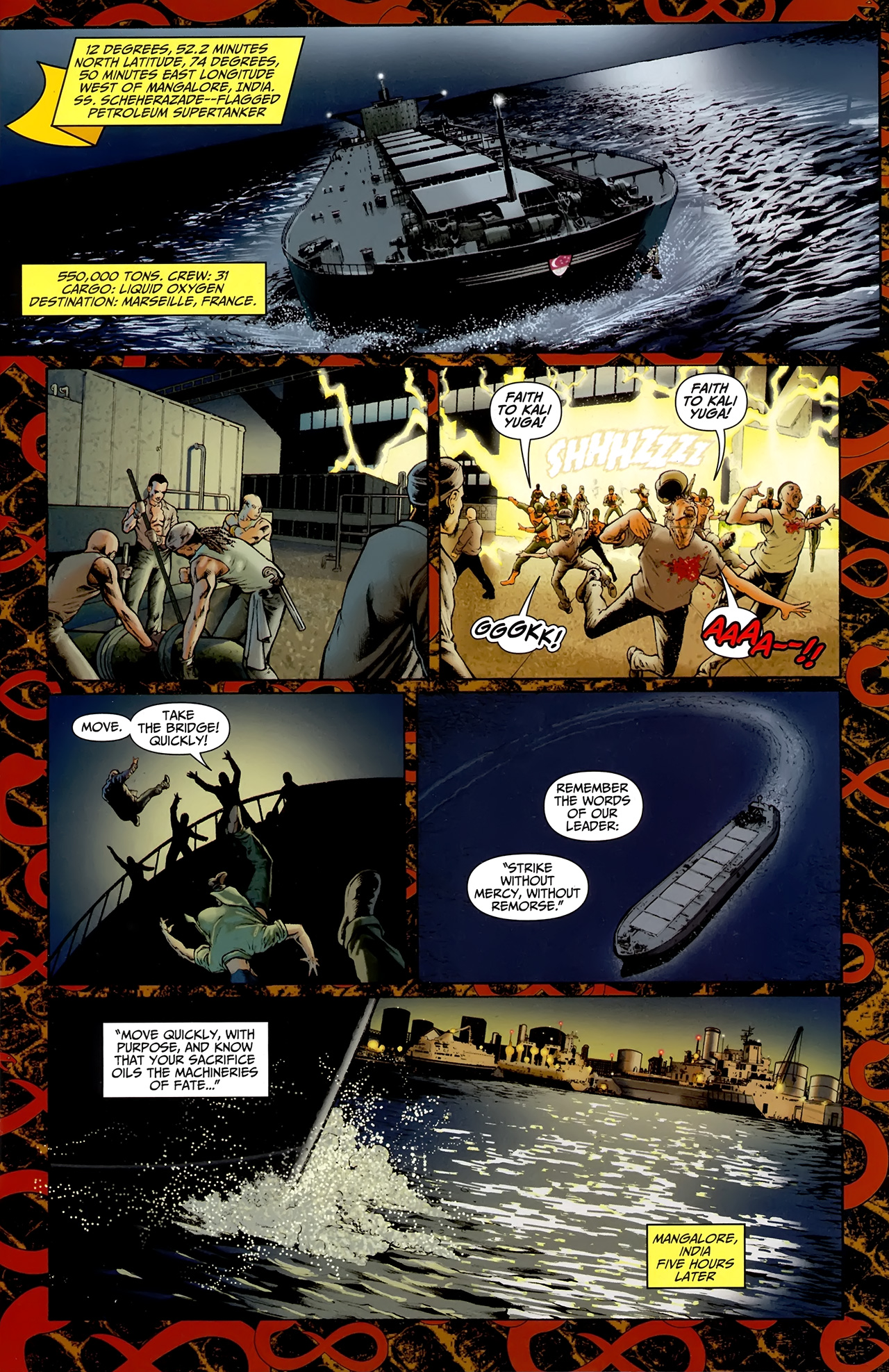 Read online JSA vs. Kobra comic -  Issue #4 - 2
