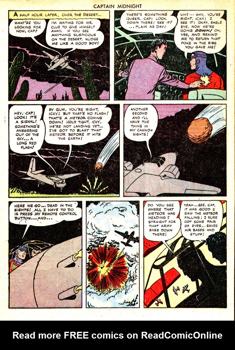 Read online Captain Midnight (1942) comic -  Issue #38 - 43