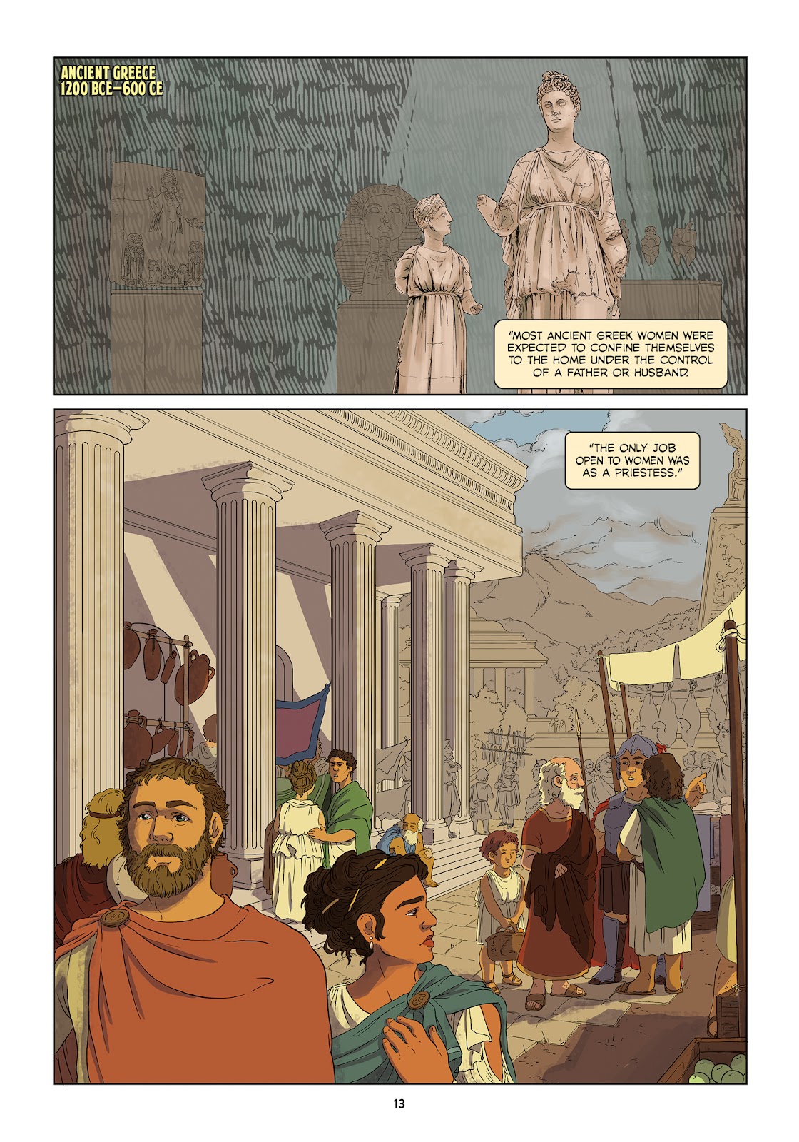 Amazons, Abolitionists, and Activists: A Graphic History of Women's Fight for Their Rights issue TPB (Part 1) - Page 21