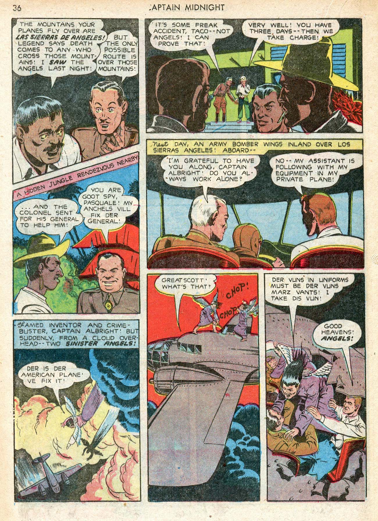 Read online Captain Midnight (1942) comic -  Issue #12 - 36