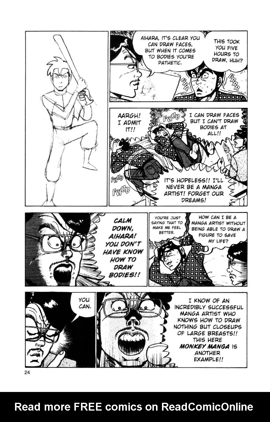 Read online Even a Monkey Can Draw Manga comic -  Issue # TPB - 25