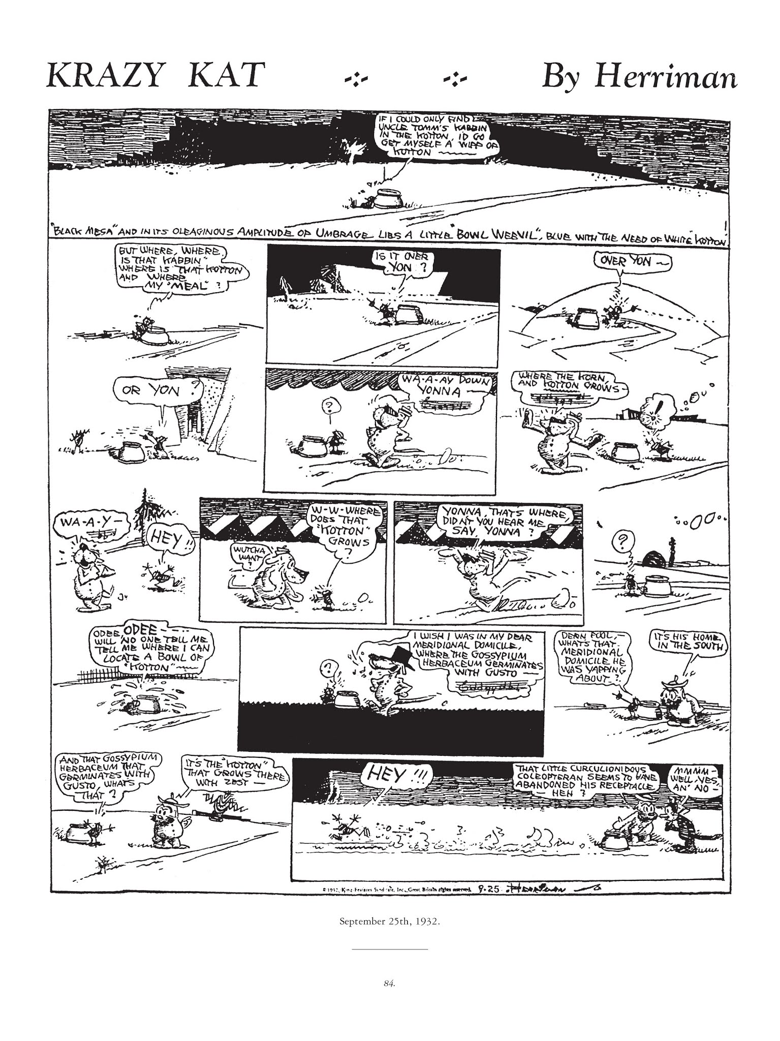 Read online Krazy & Ignatz comic -  Issue # TPB 7 - 81