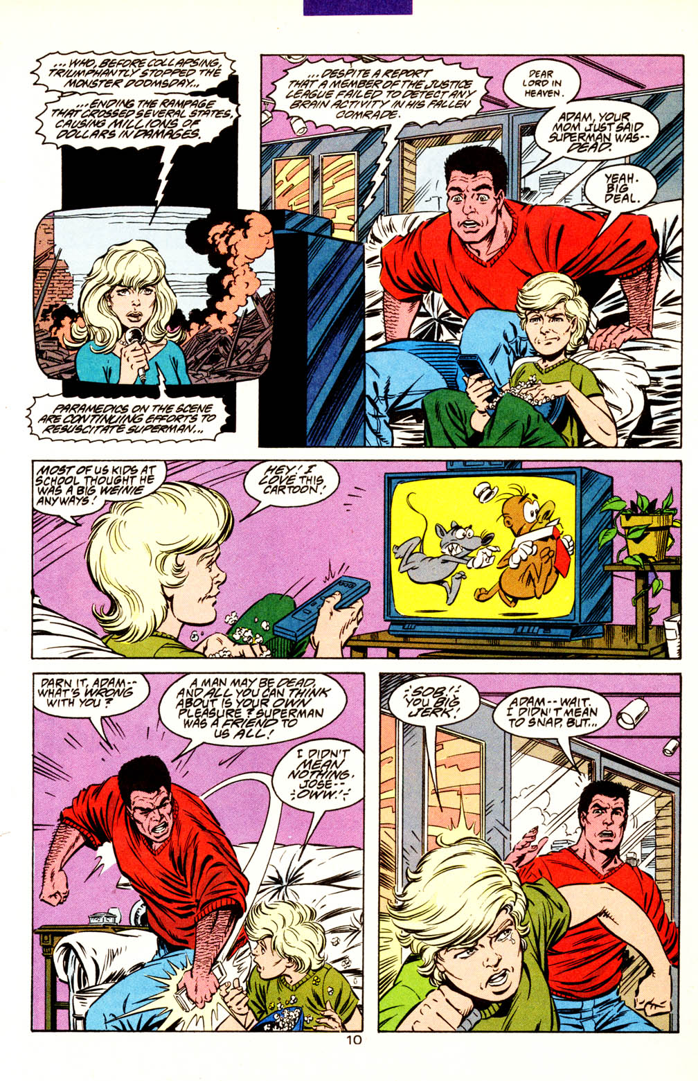 Read online Adventures of Superman (1987) comic -  Issue #498 - 12