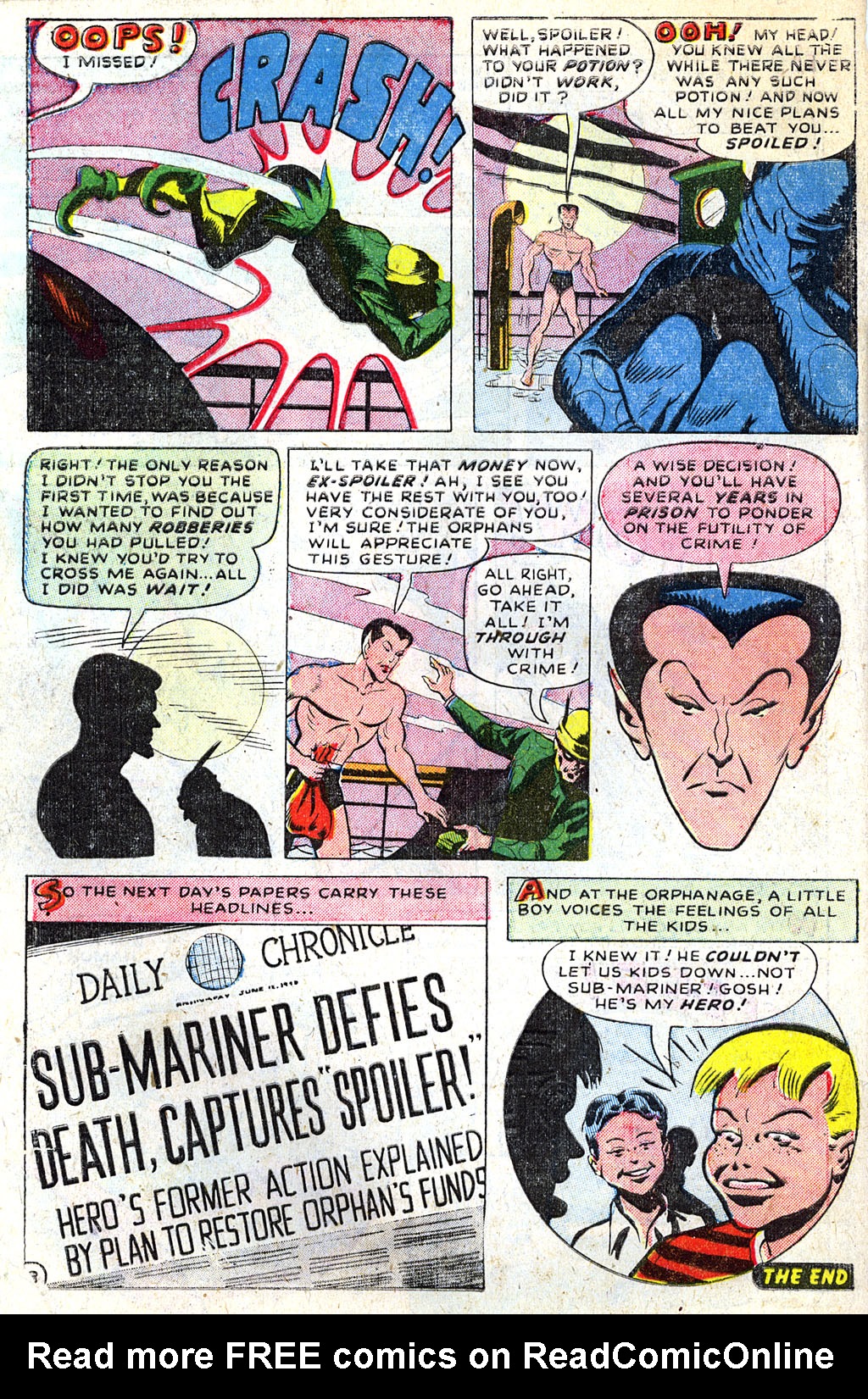 Read online Sub-Mariner Comics comic -  Issue #31 - 31