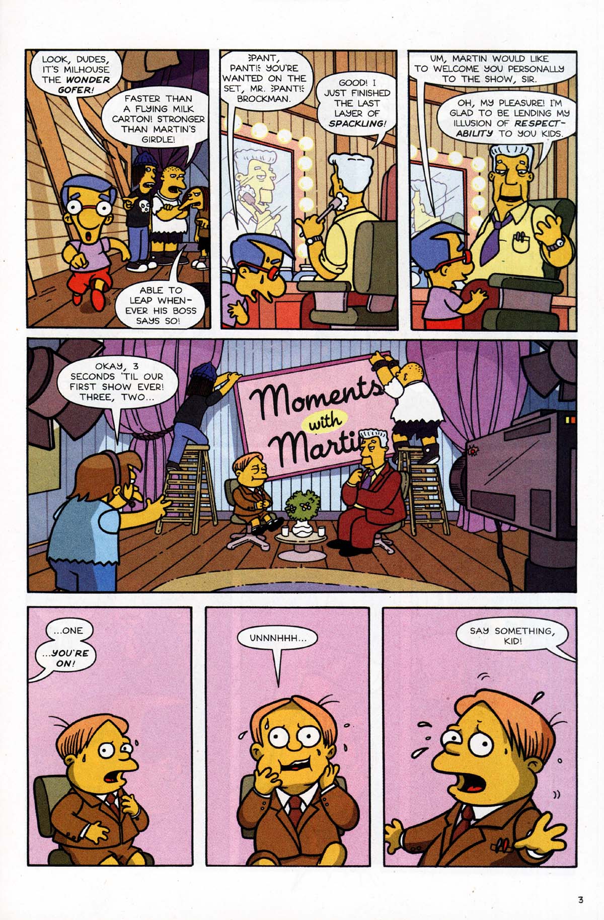 2003 Mit Stickern Simpsons Comics präsentiert Bart Simpson Nr.10 