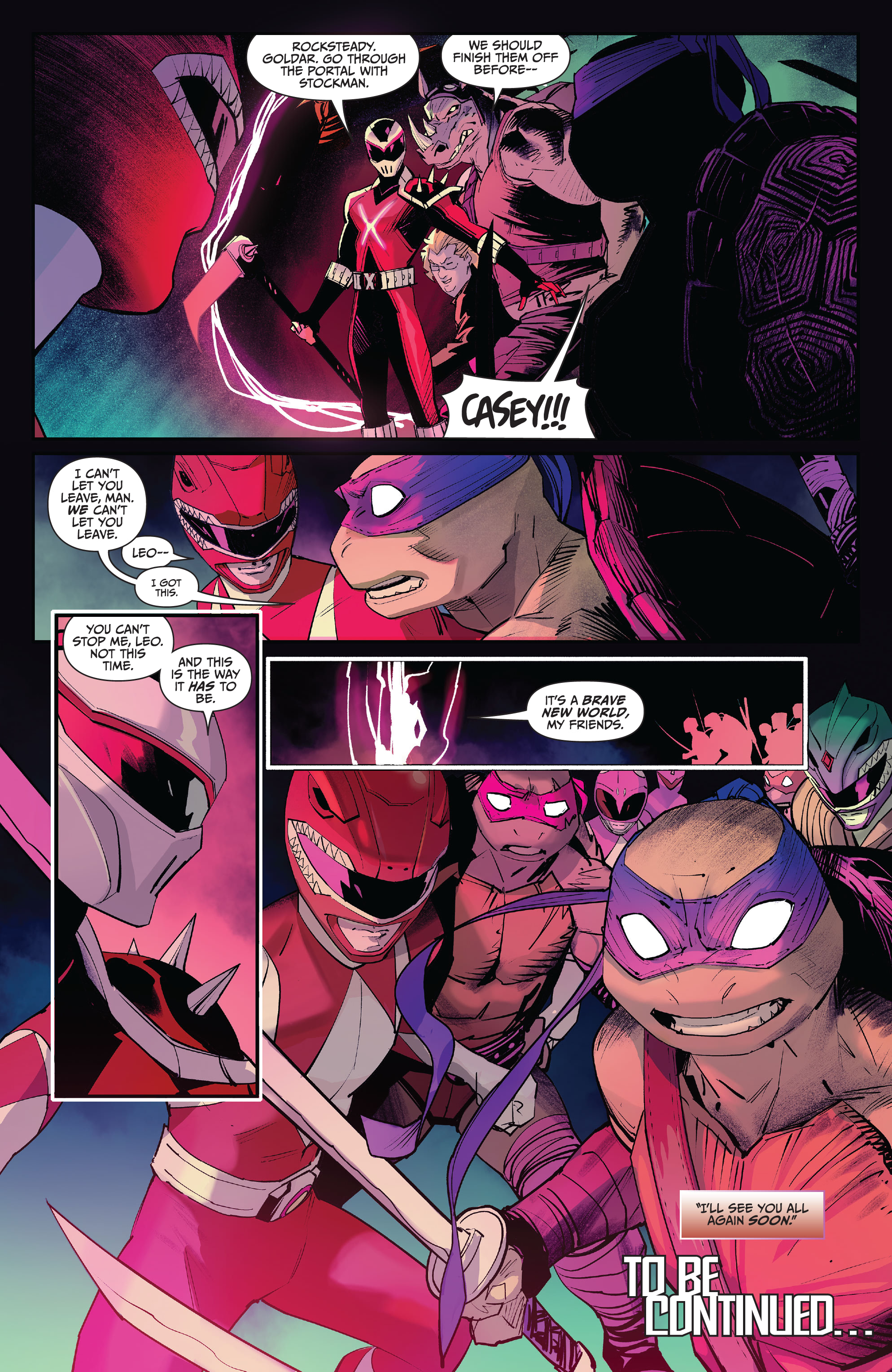 Read online Mighty Morphin Power Rangers/ Teenage Mutant Ninja Turtles II comic -  Issue #1 - 22