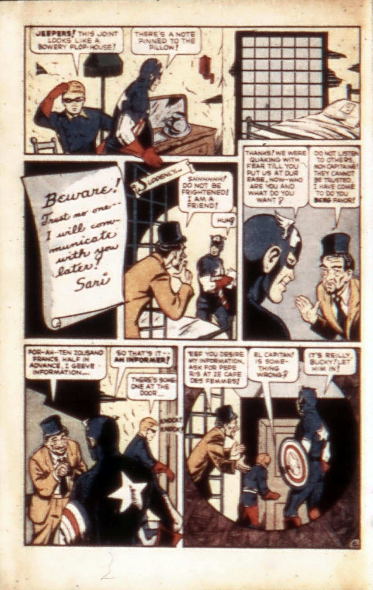 Read online Captain America Comics comic -  Issue #56 - 8
