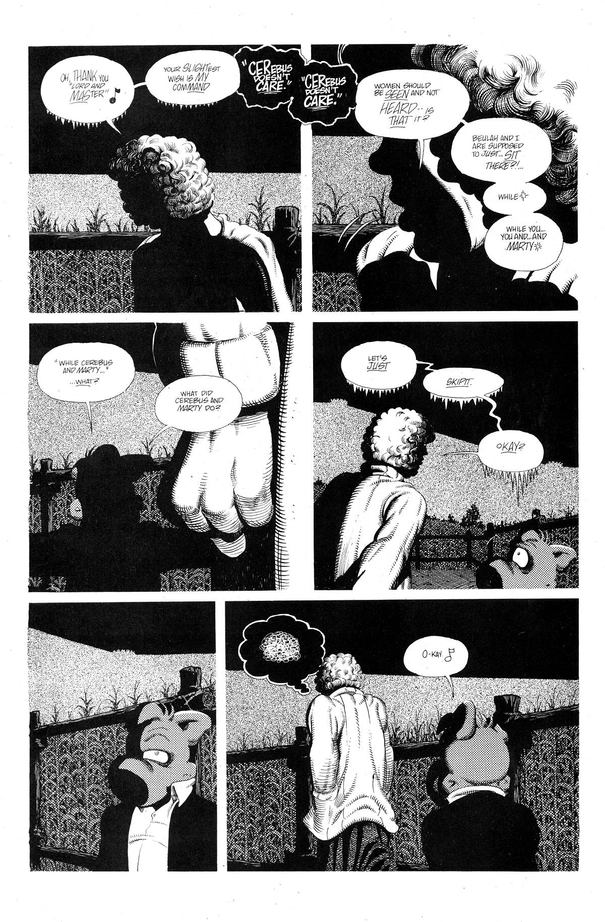 Read online Cerebus comic -  Issue #218 - 14