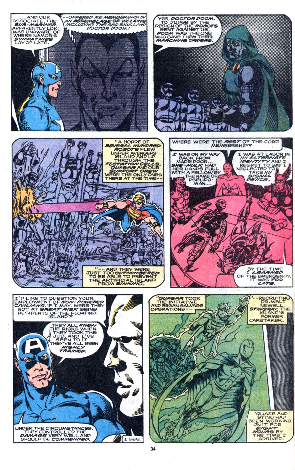 Read online The Avengers (1963) comic -  Issue # _Annual 19 - 34