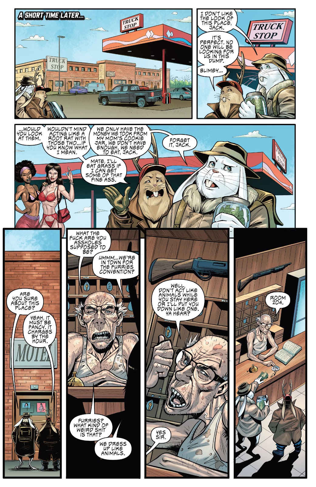 Man Goat & the Bunnyman: Green Eggs & Blam issue 2 - Page 11