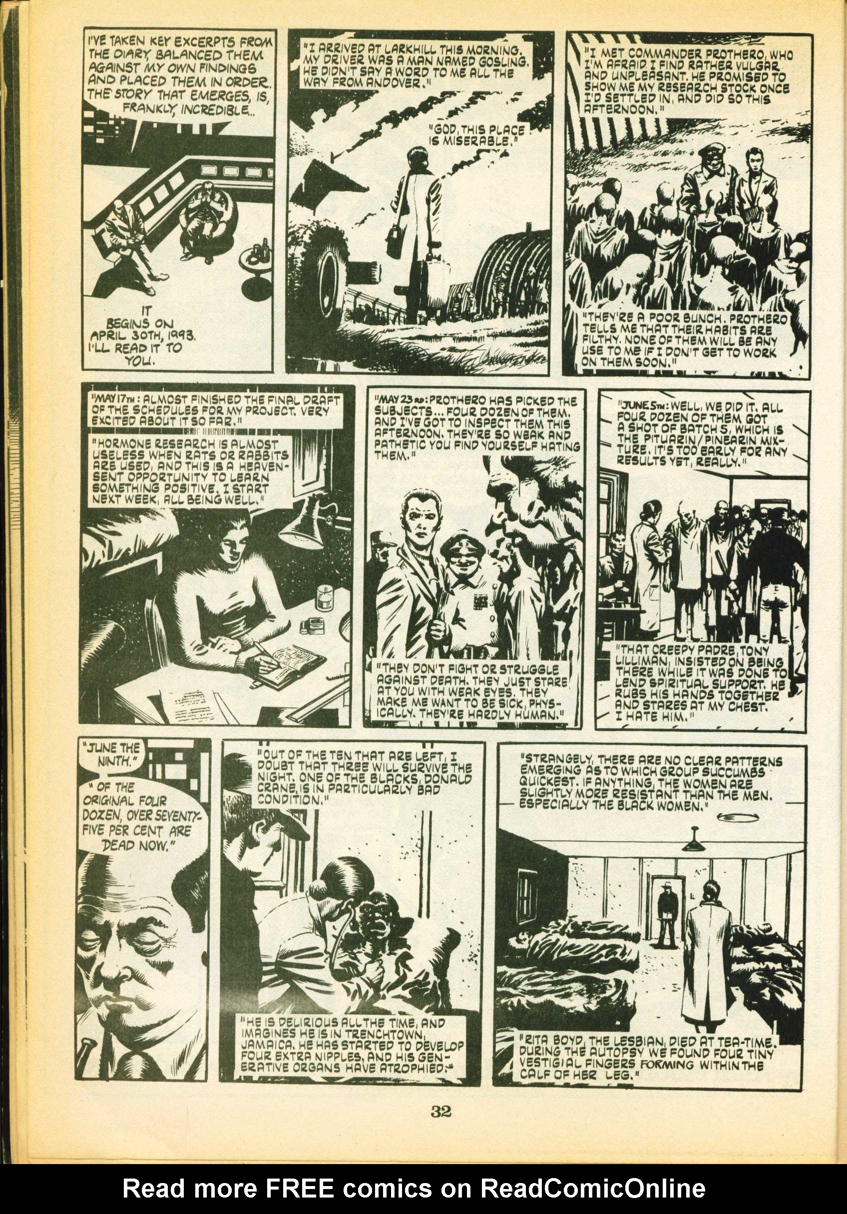 Read online Warrior comic -  Issue #11 - 32