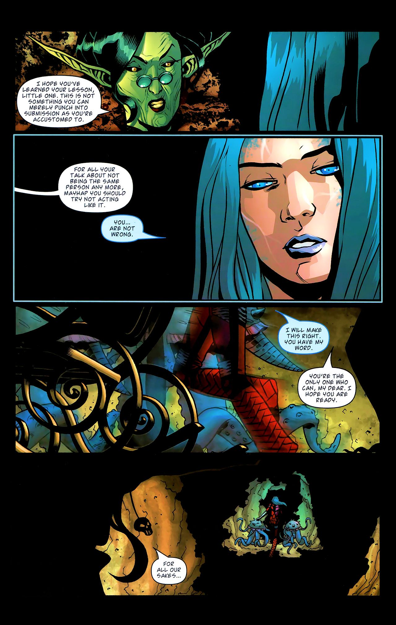 Read online Angel: Illyria: Haunted comic -  Issue #4 - 9