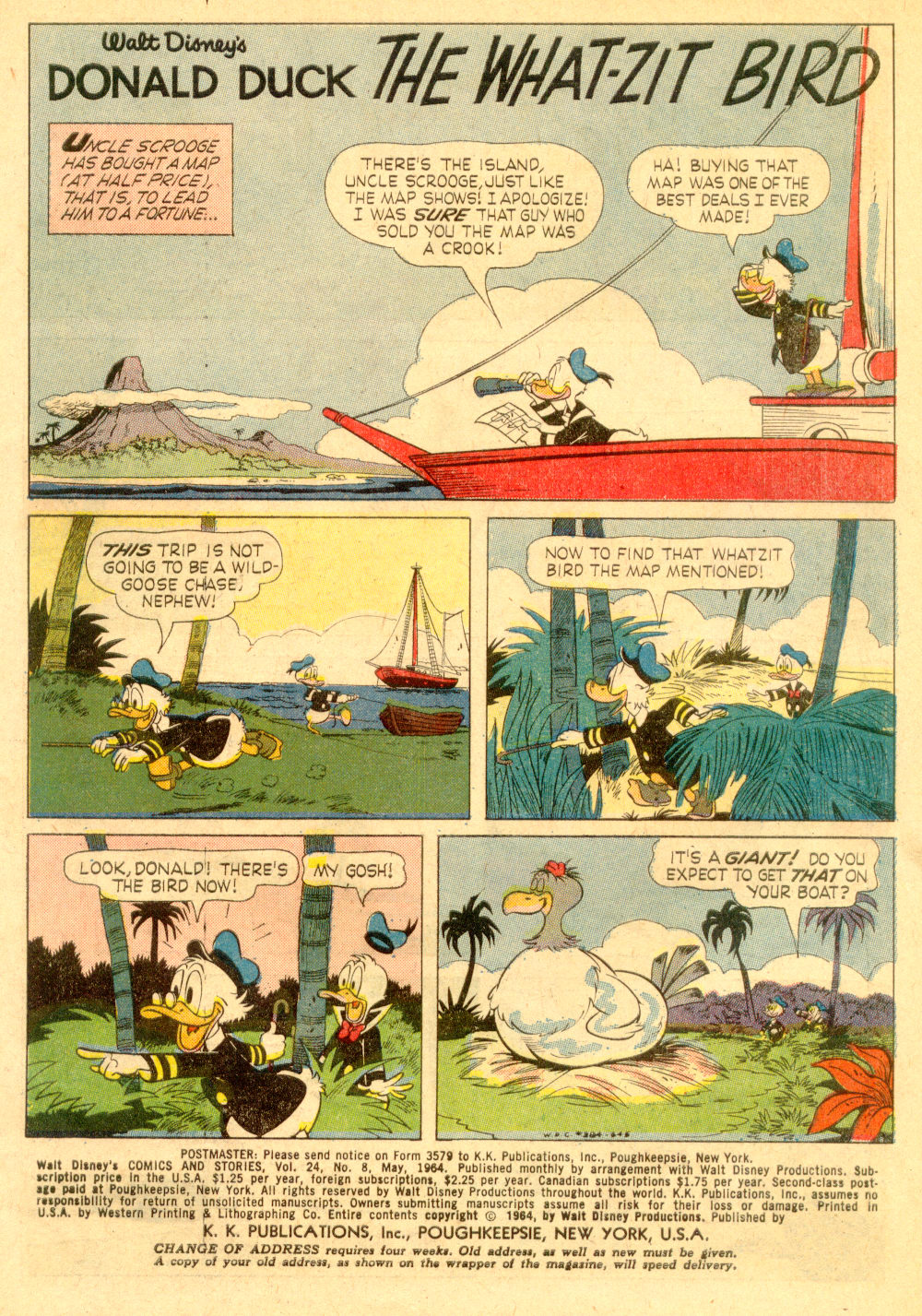 Read online Walt Disney's Comics and Stories comic -  Issue #284 - 2