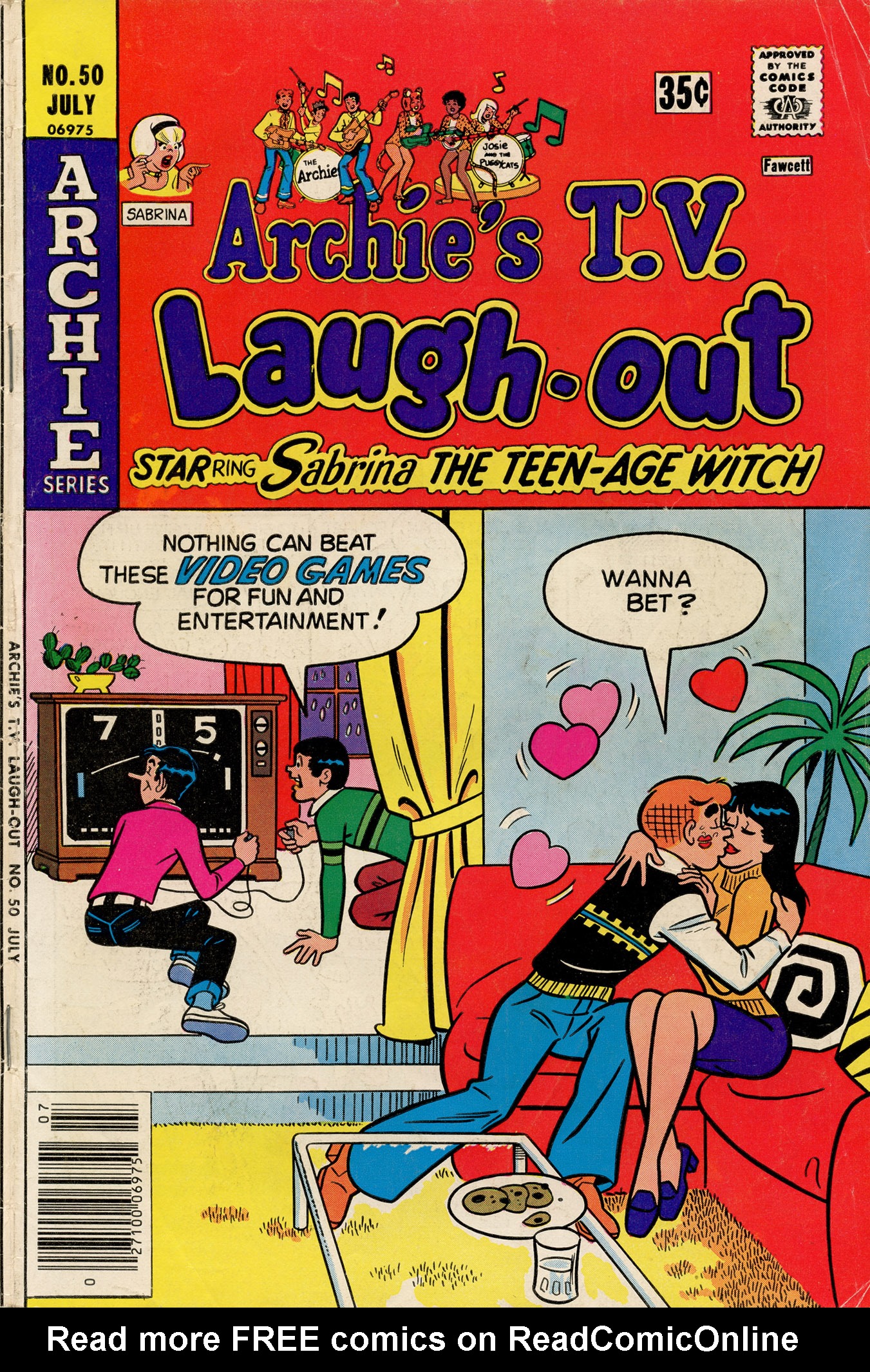 Read online Archie's TV Laugh-Out comic -  Issue #50 - 1
