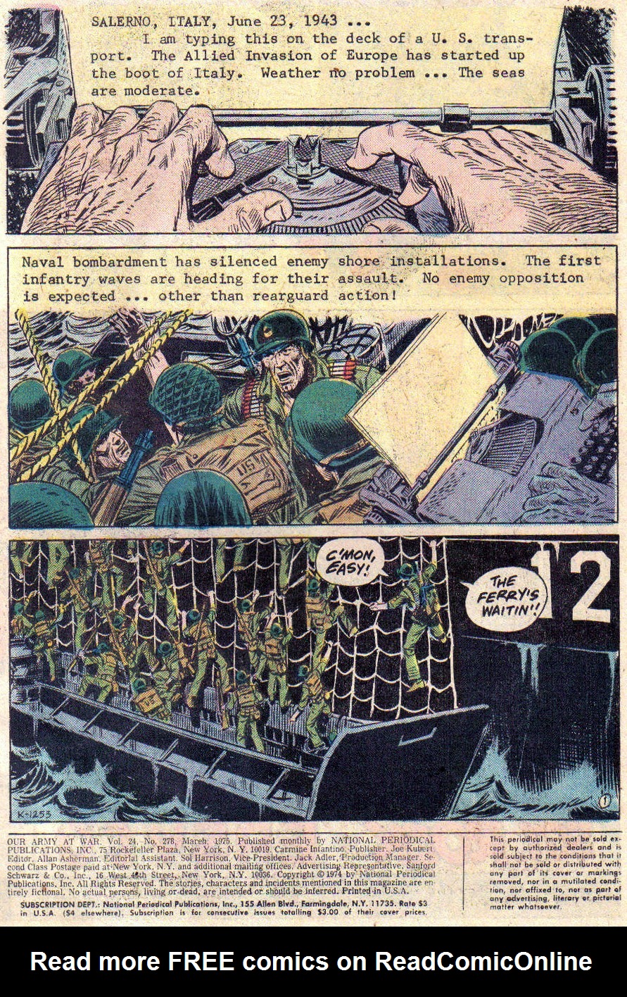 Read online Our Army at War (1952) comic -  Issue #278 - 3