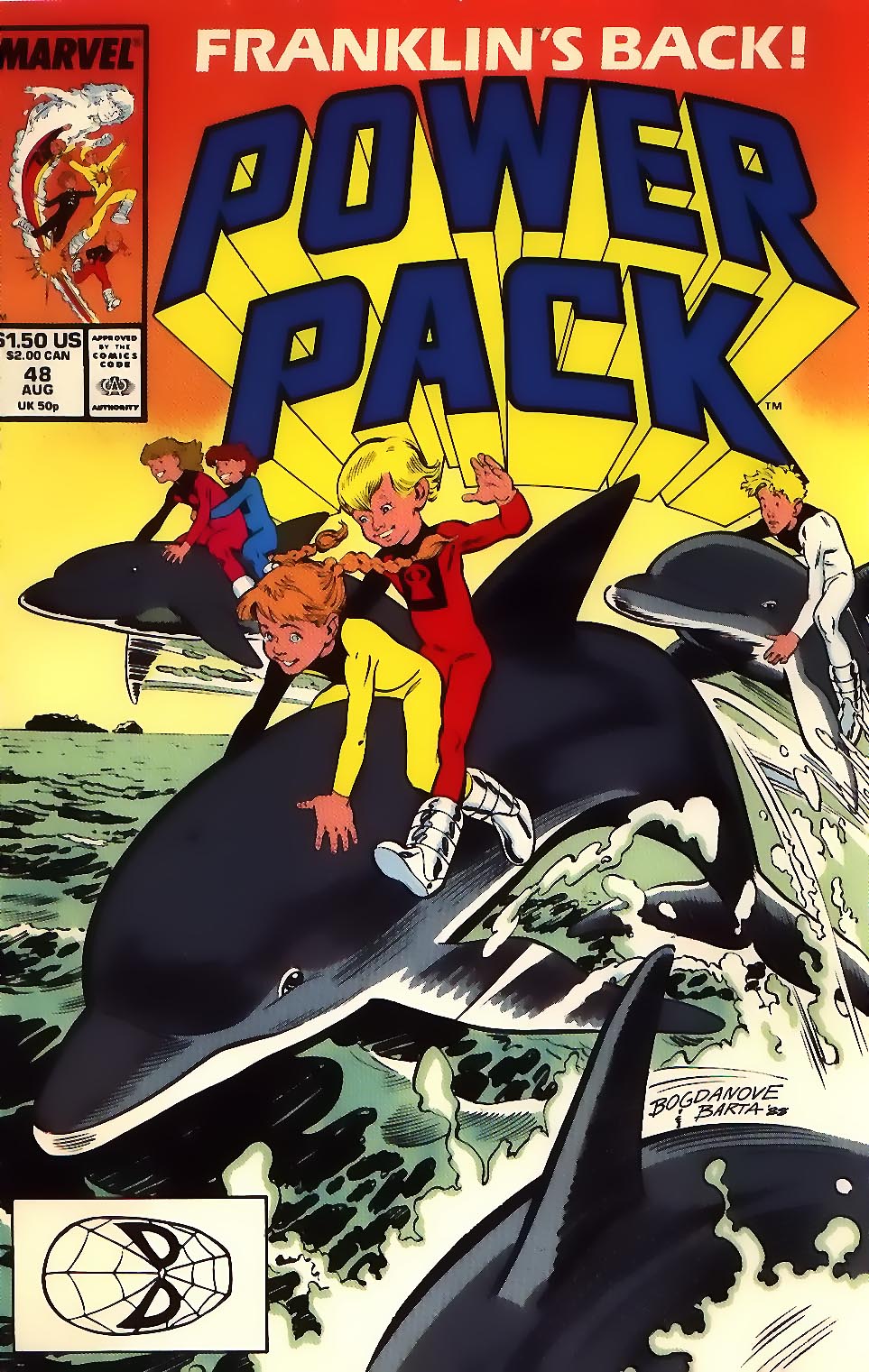 Read online Power Pack (1984) comic -  Issue #48 - 1