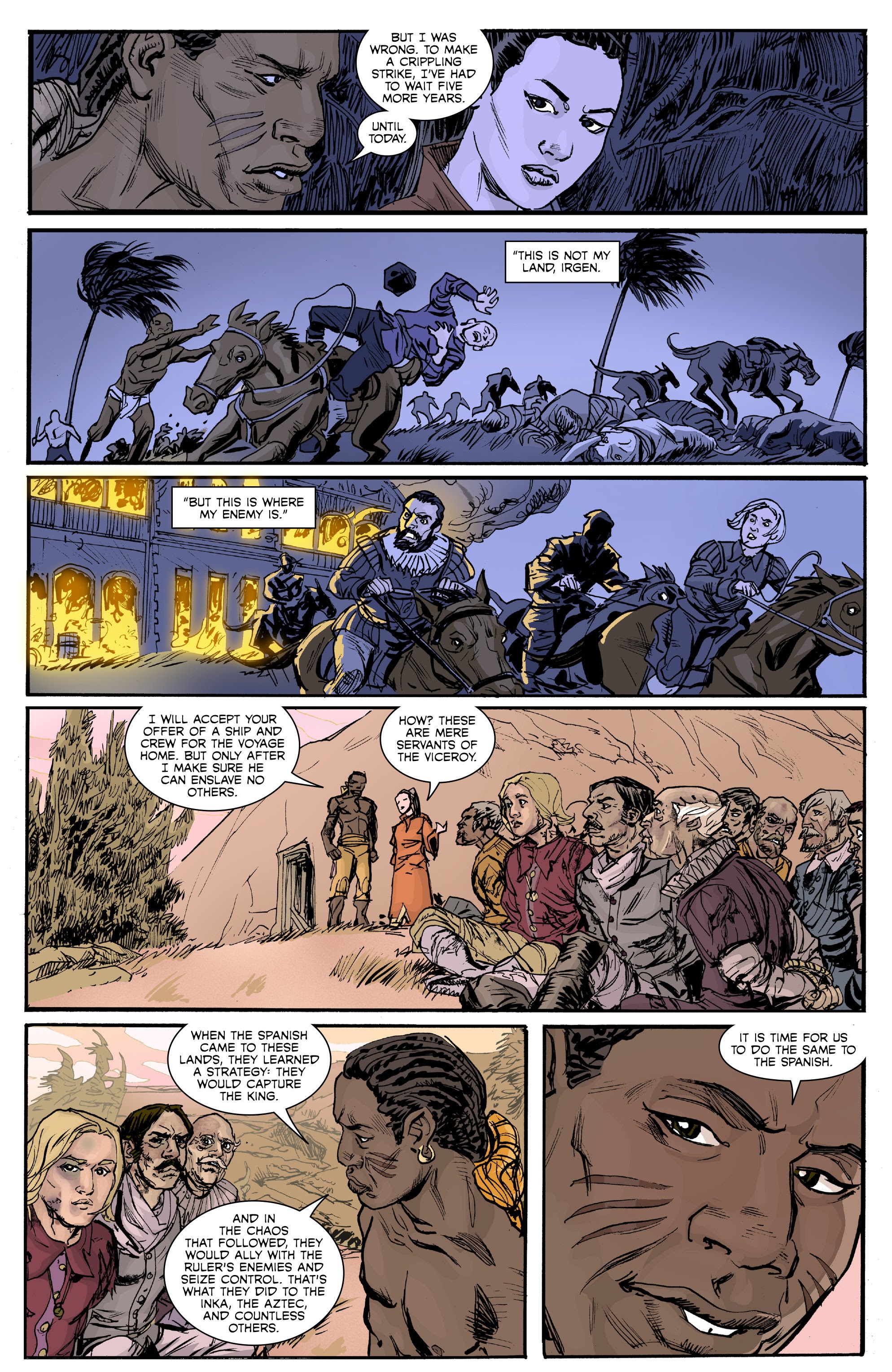 Read online Cimarronin: Fall of the Cross comic -  Issue # TPB - 21