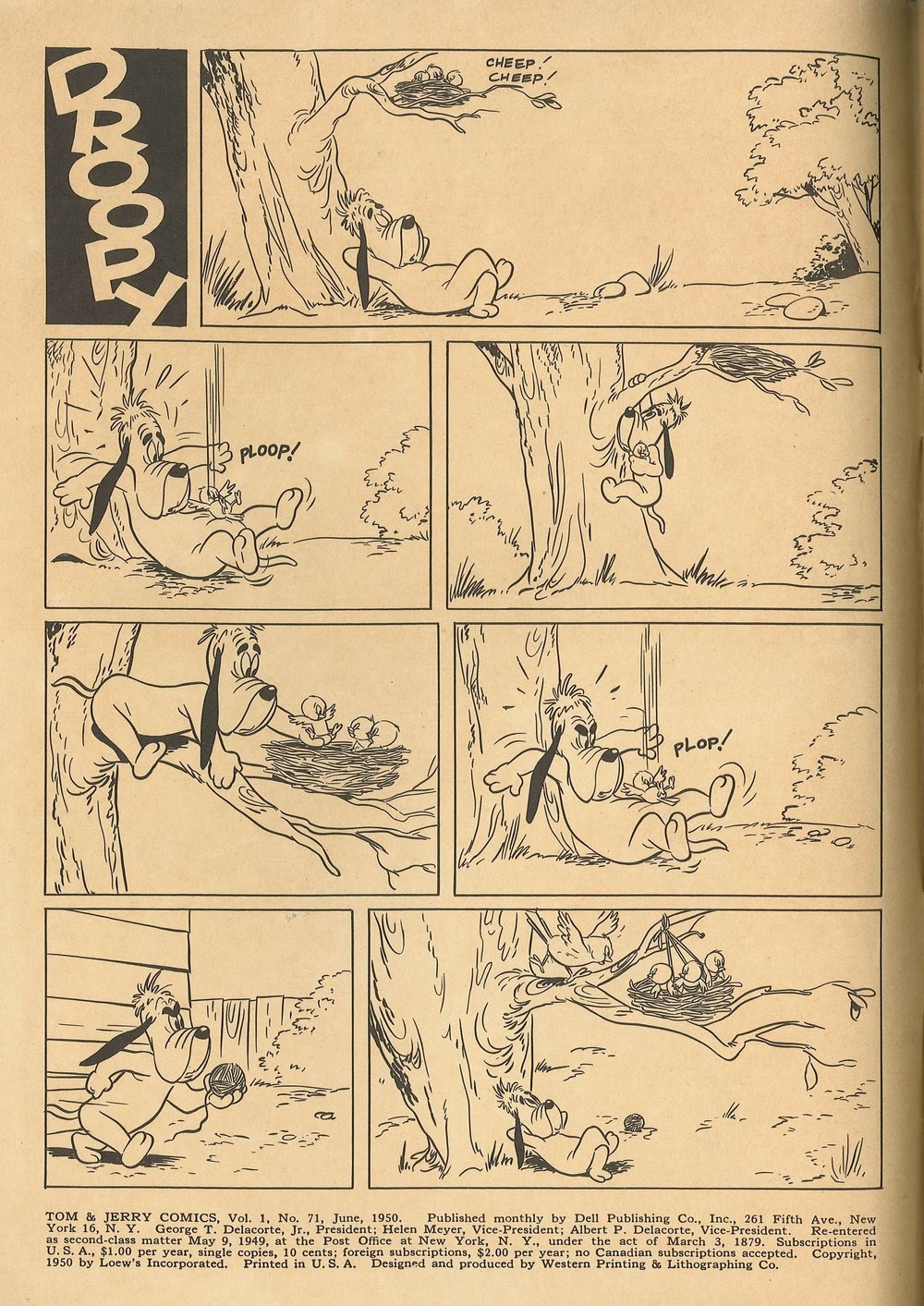 Read online Tom & Jerry Comics comic -  Issue #71 - 2