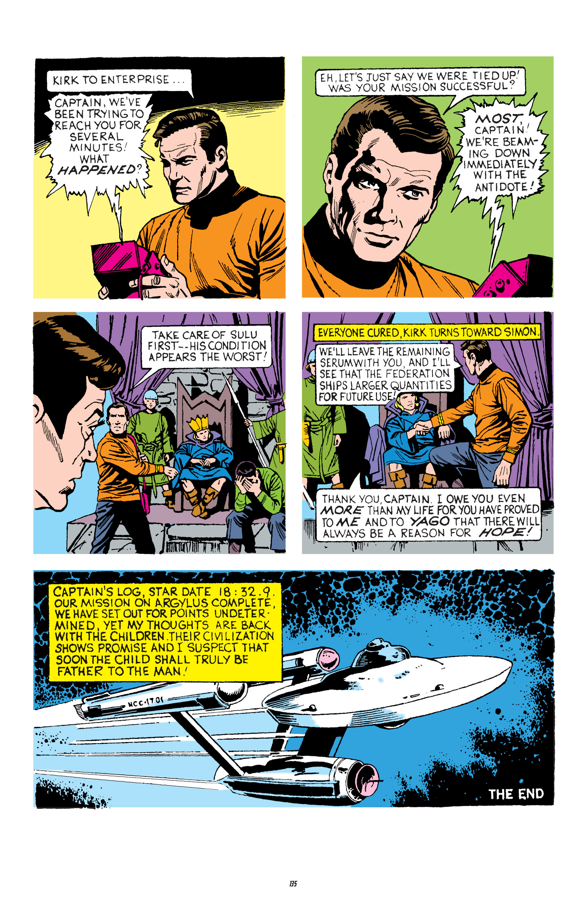 Read online Star Trek Archives comic -  Issue # TPB 4 - 135
