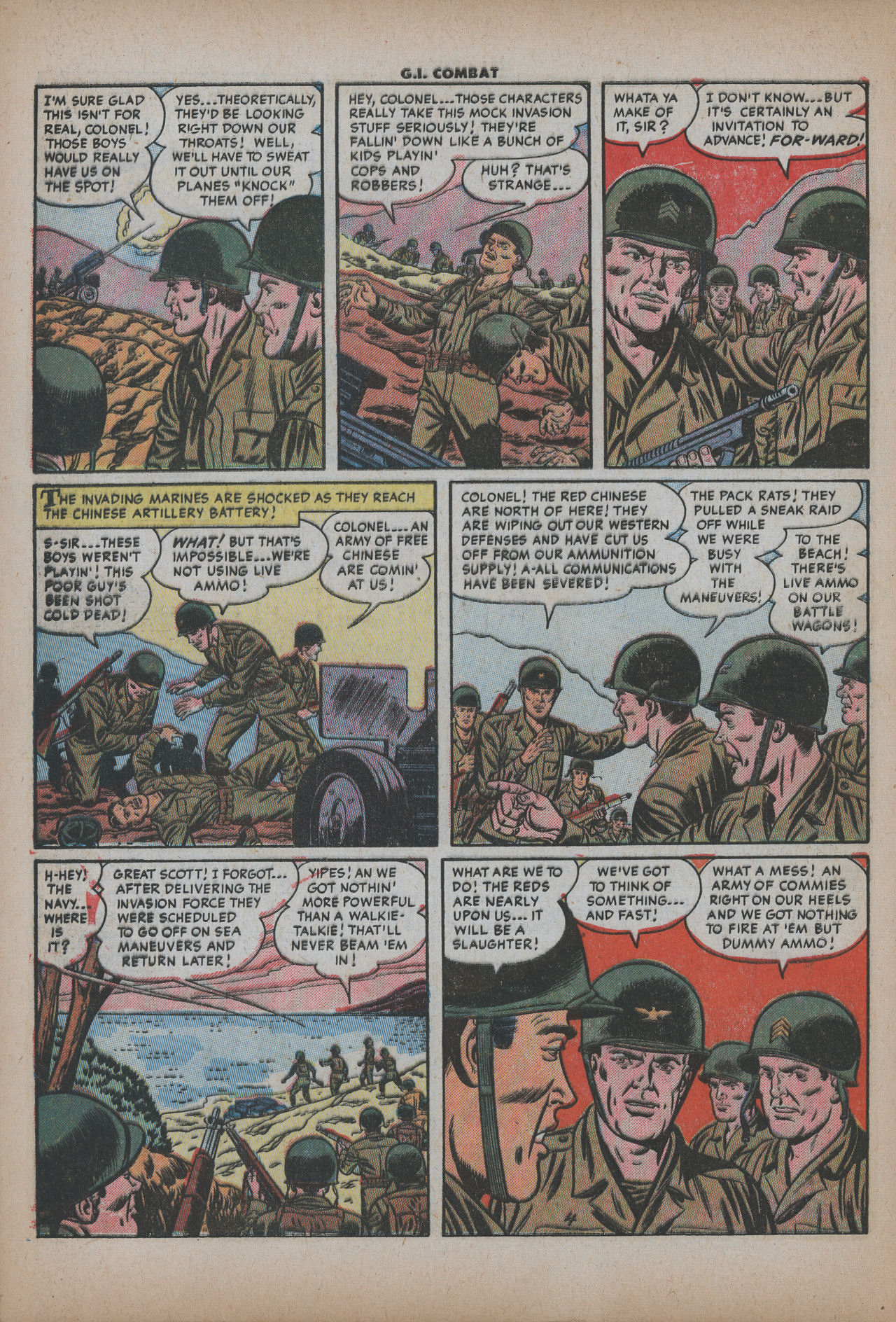 Read online G.I. Combat (1952) comic -  Issue #19 - 6