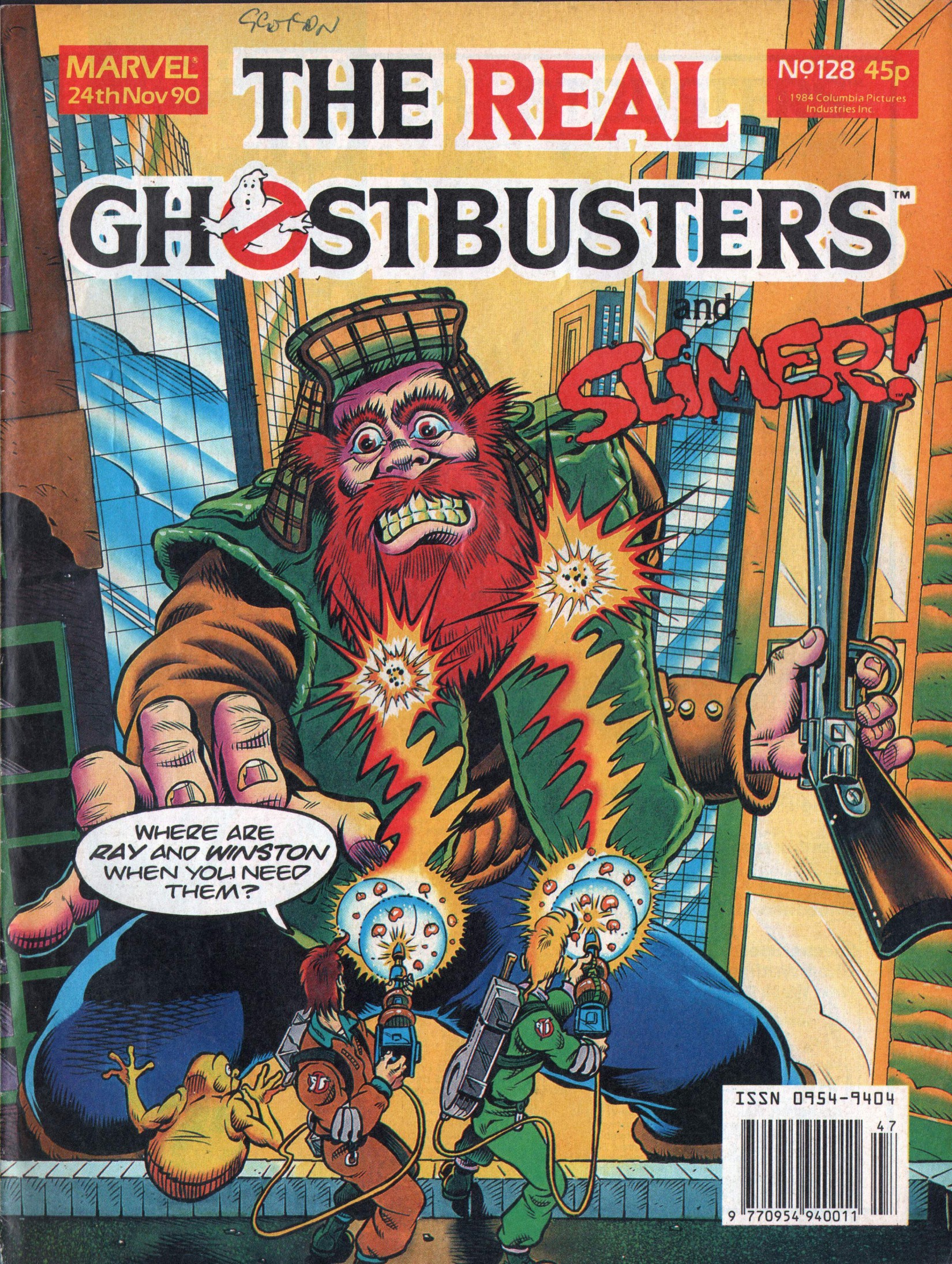 Read online The Real Ghostbusters comic -  Issue #128 - 1