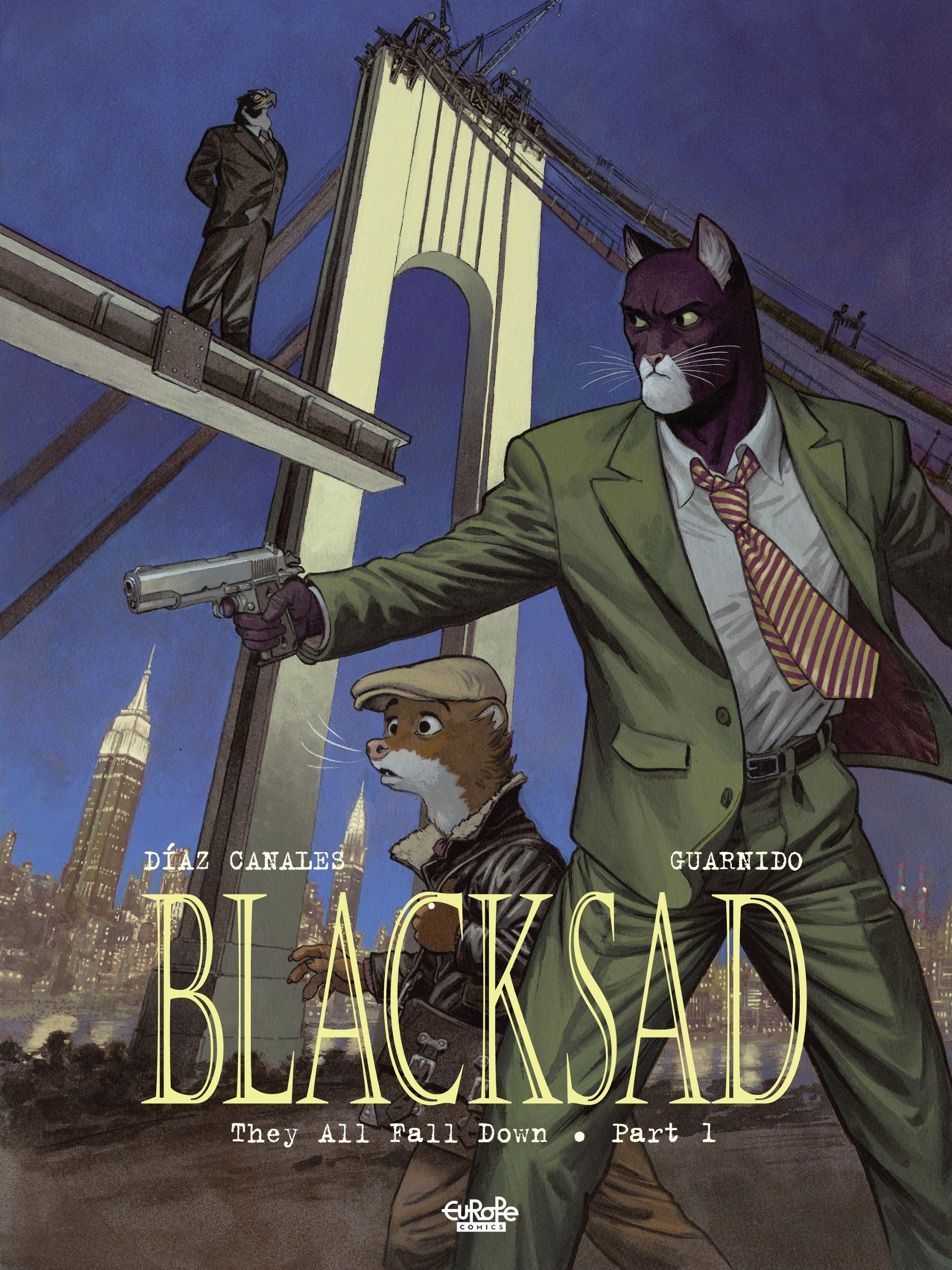 Read online Blacksad: They All Fall Down comic -  Issue #1 - 1