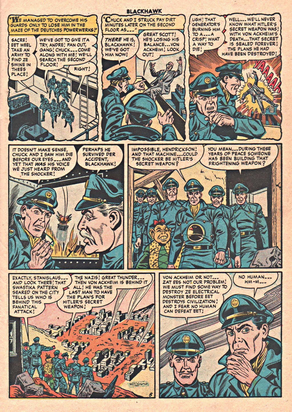 Read online Blackhawk (1957) comic -  Issue #81 - 7