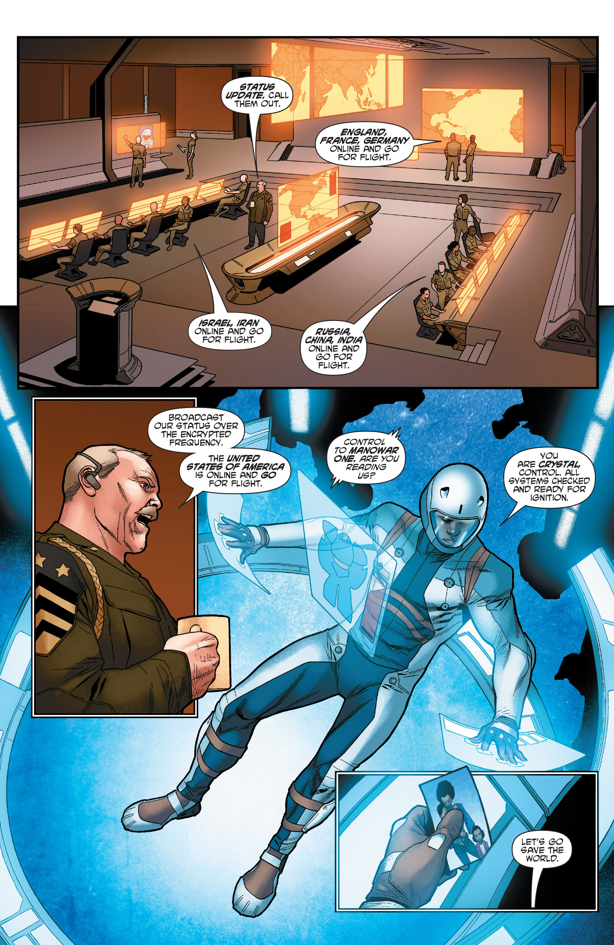 Read online 4001 A.D.: X-O Manowar comic -  Issue #1 - 10