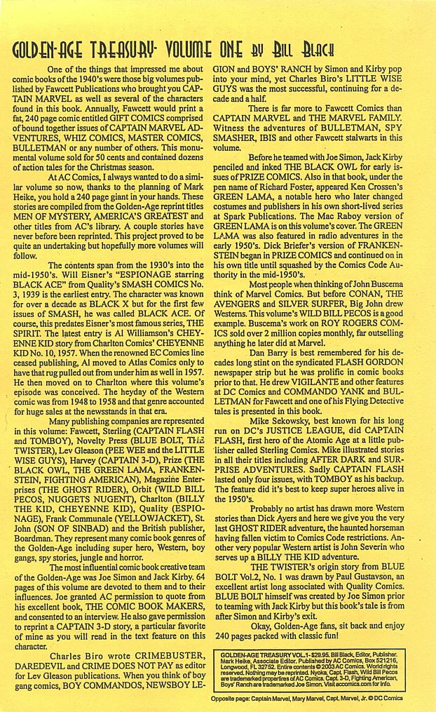 Read online Golden Age Treasury comic -  Issue # TPB 1 (Part 1) - 4