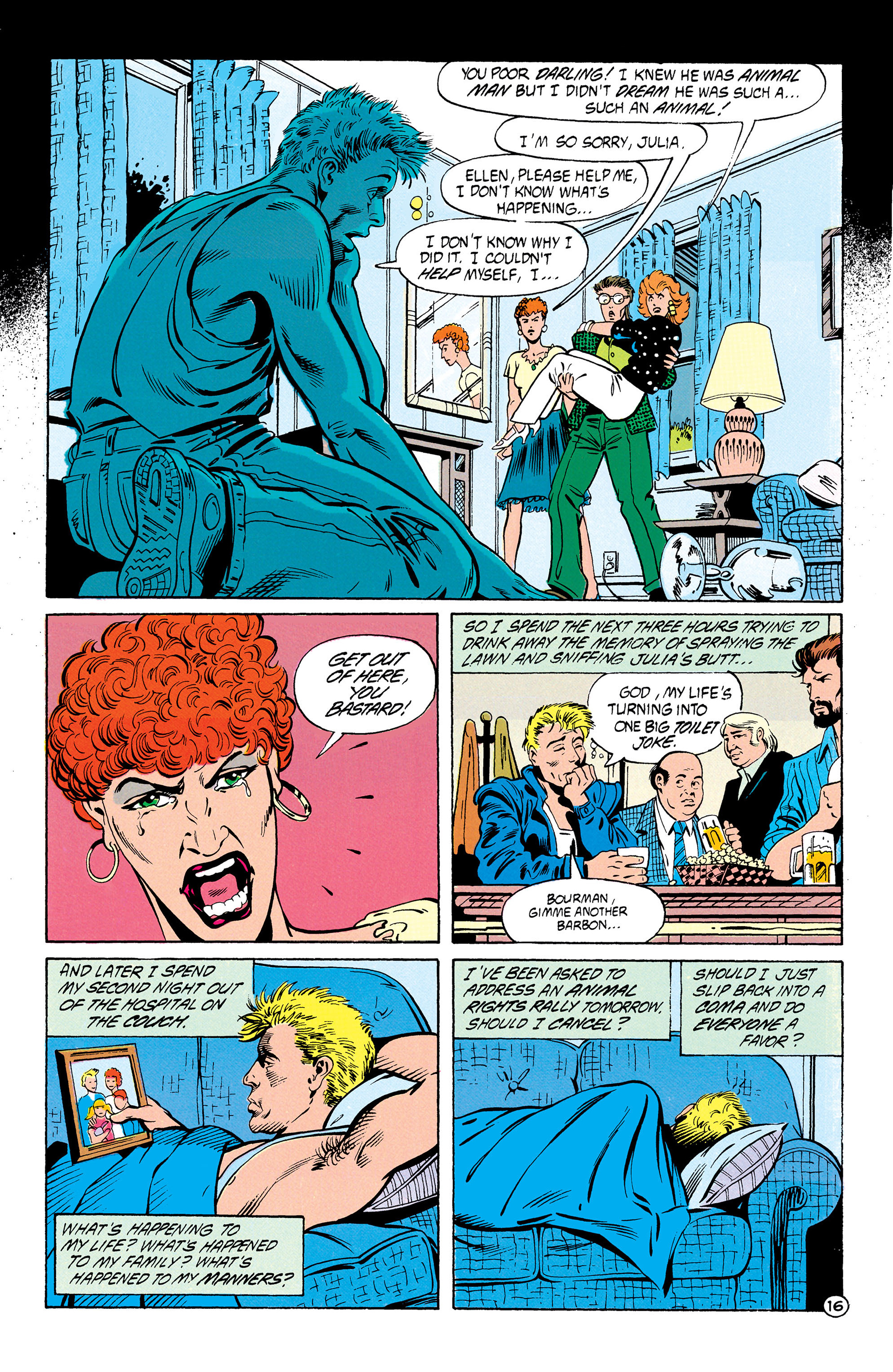 Read online Animal Man (1988) comic -  Issue #27 - 16