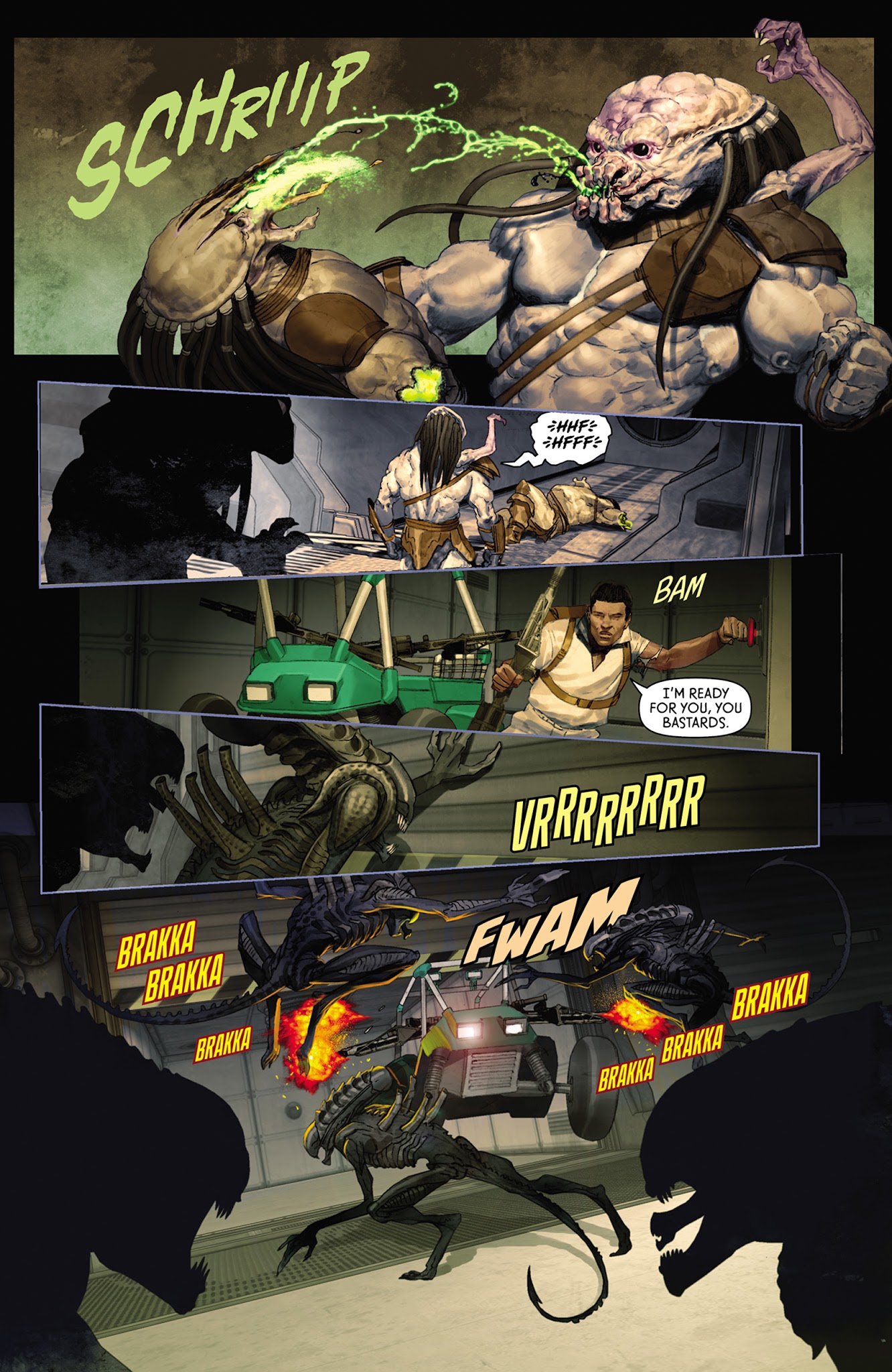 Read online Alien vs. Predator: Fire and Stone comic -  Issue #2 - 21