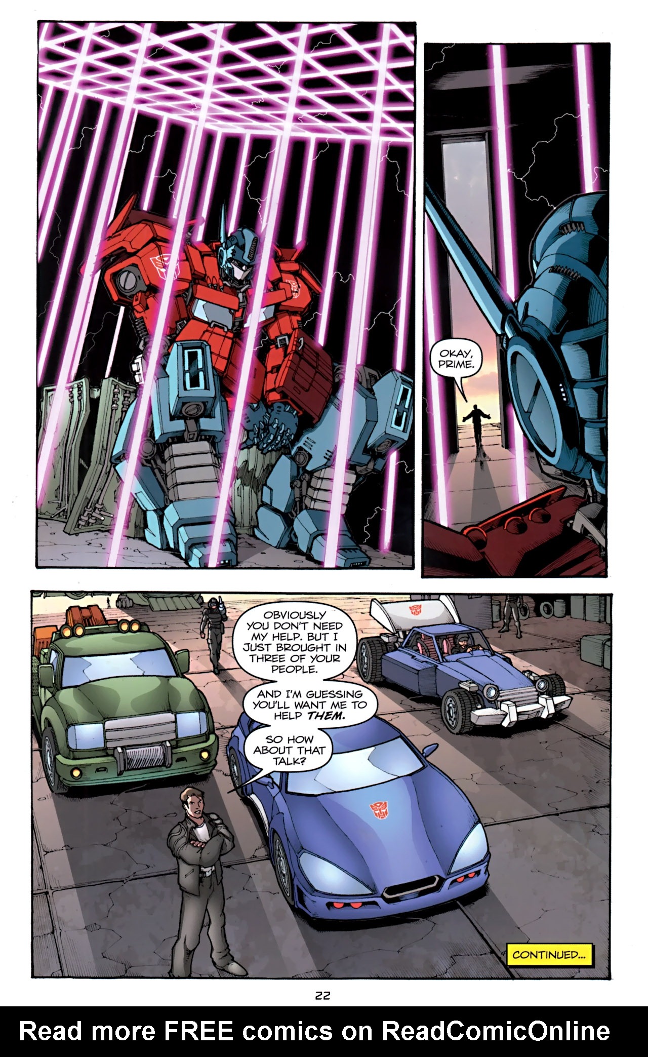 Read online The Transformers (2009) comic -  Issue #3 - 25