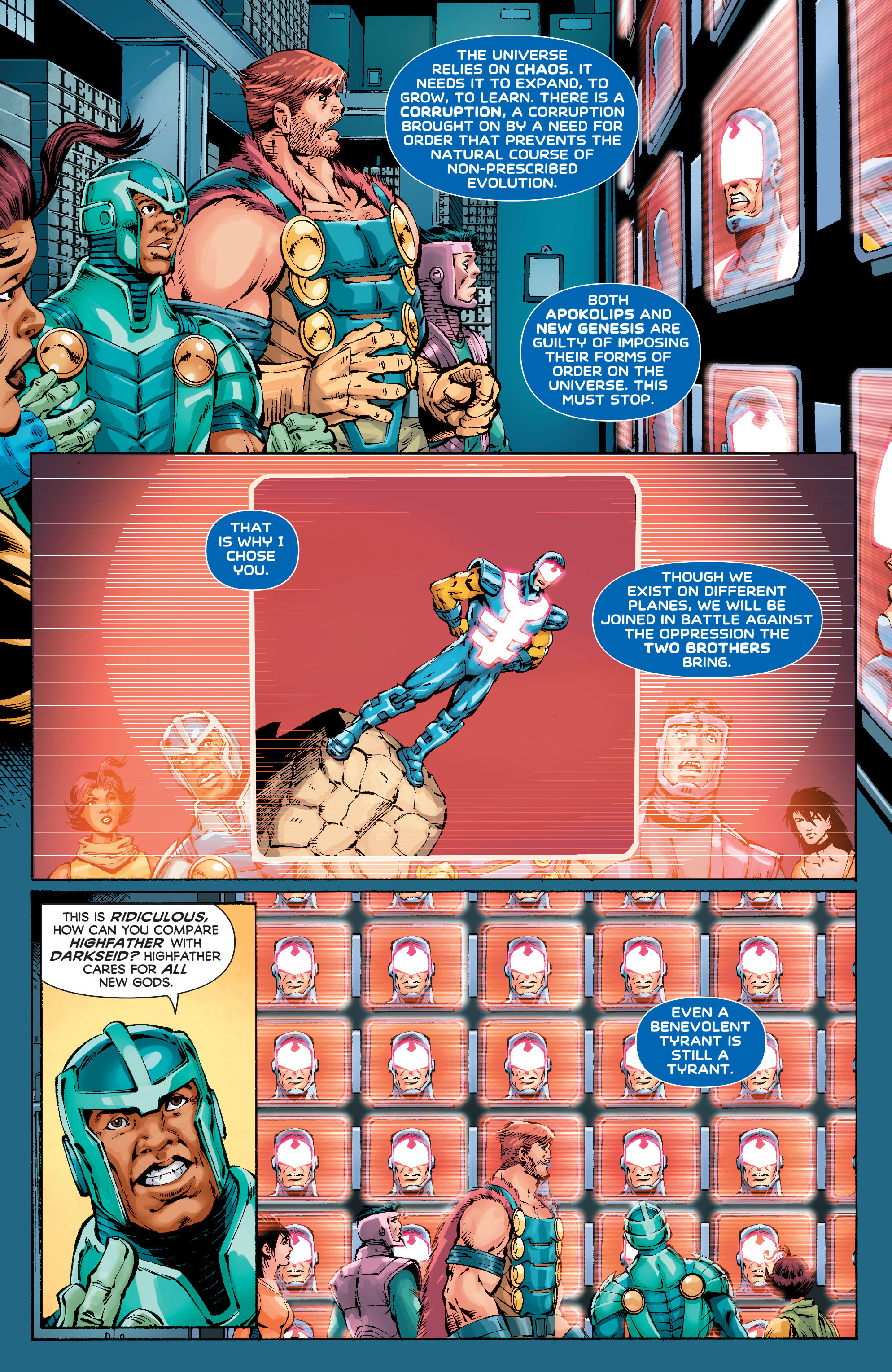 Read online Infinity Man and the Forever People comic -  Issue #3 - 5