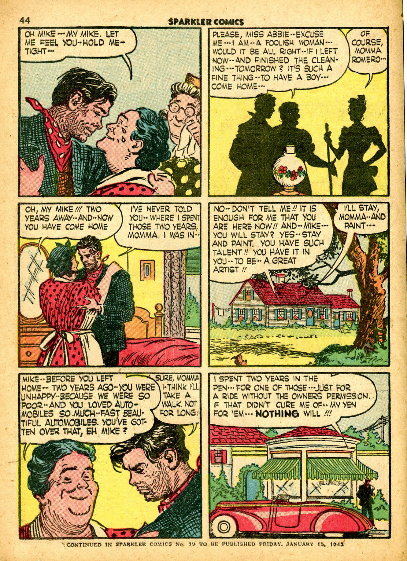 Read online Sparkler Comics comic -  Issue #18 - 46