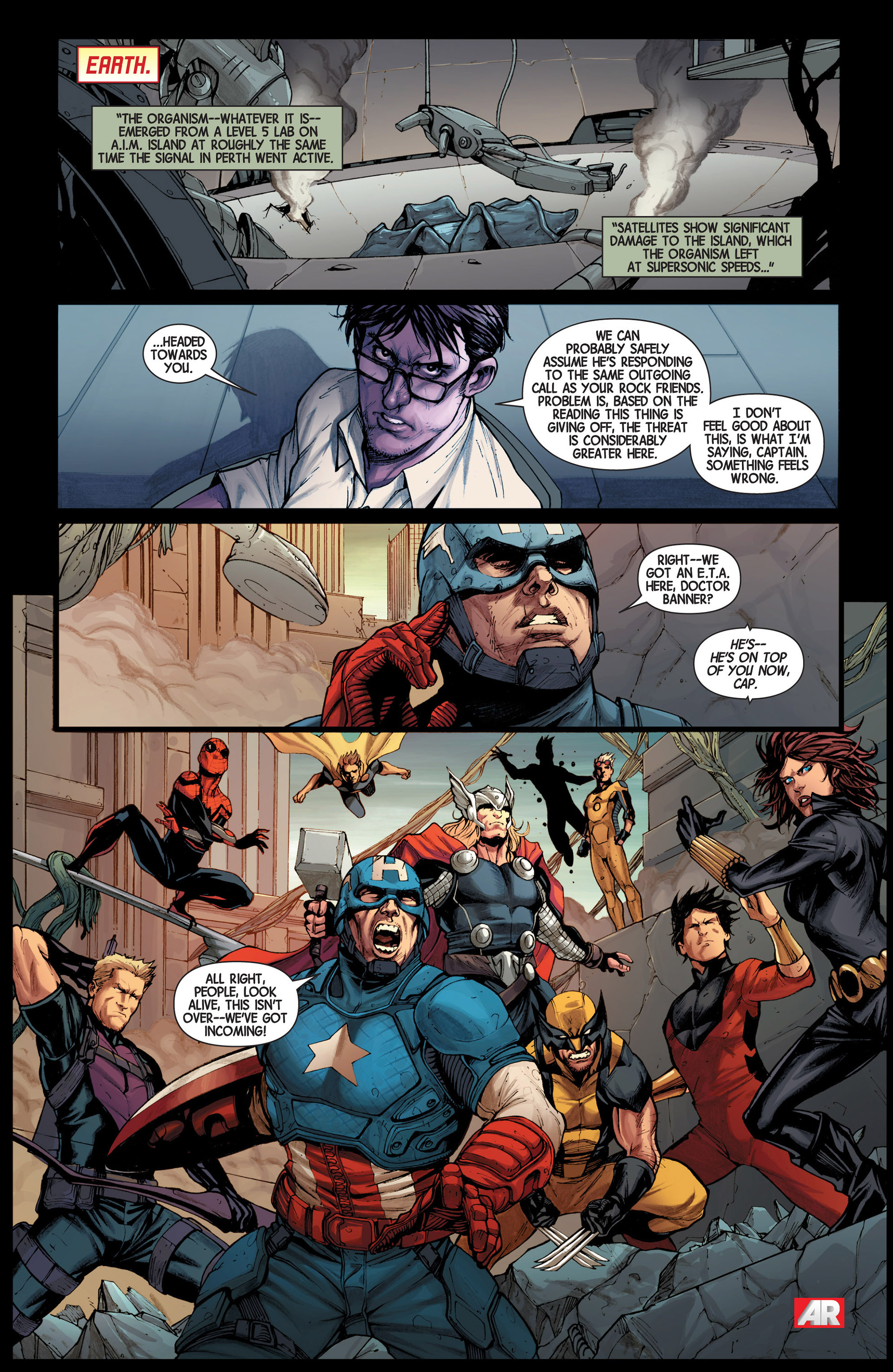 Read online Avengers by Jonathan Hickman Omnibus comic -  Issue # TPB 1 (Part 6) - 47
