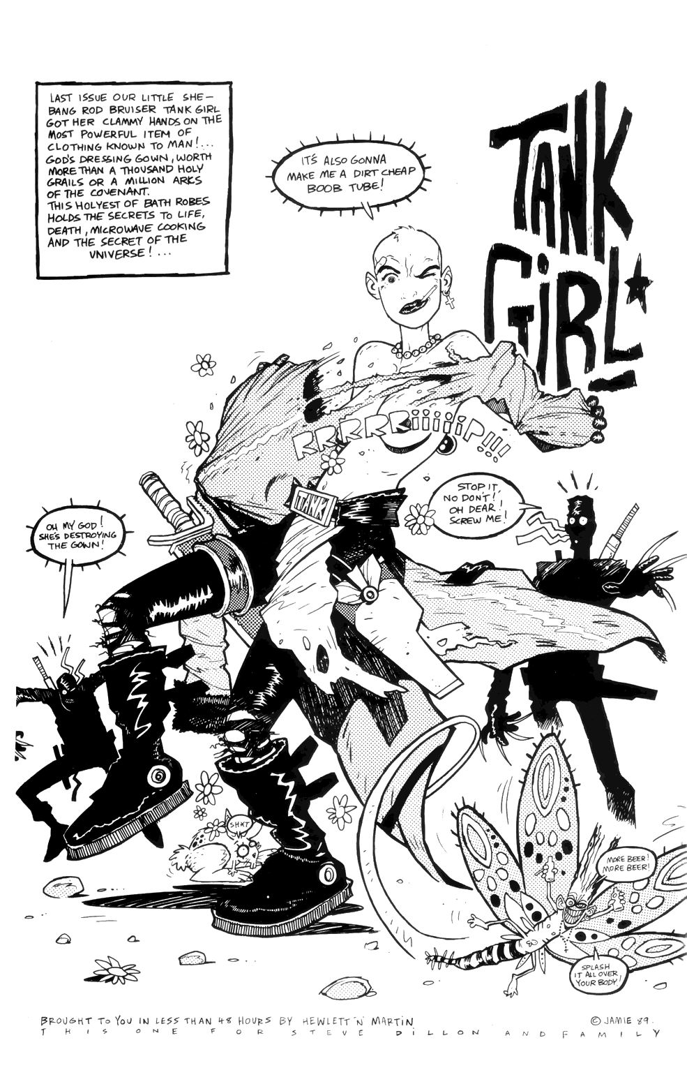 Read online Tank Girl (1991) comic -  Issue #2 - 9